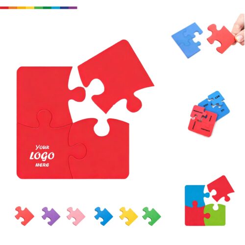 Four Piece Foam Puzzle Coaster For Product Launch Events