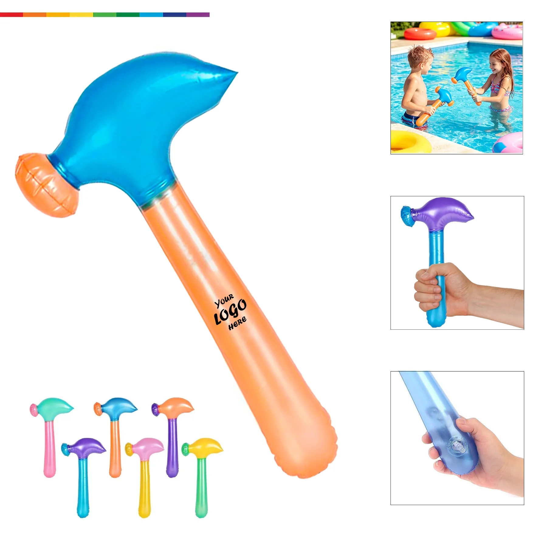Inflatable Hammer Noisemaker Toy For Team Events