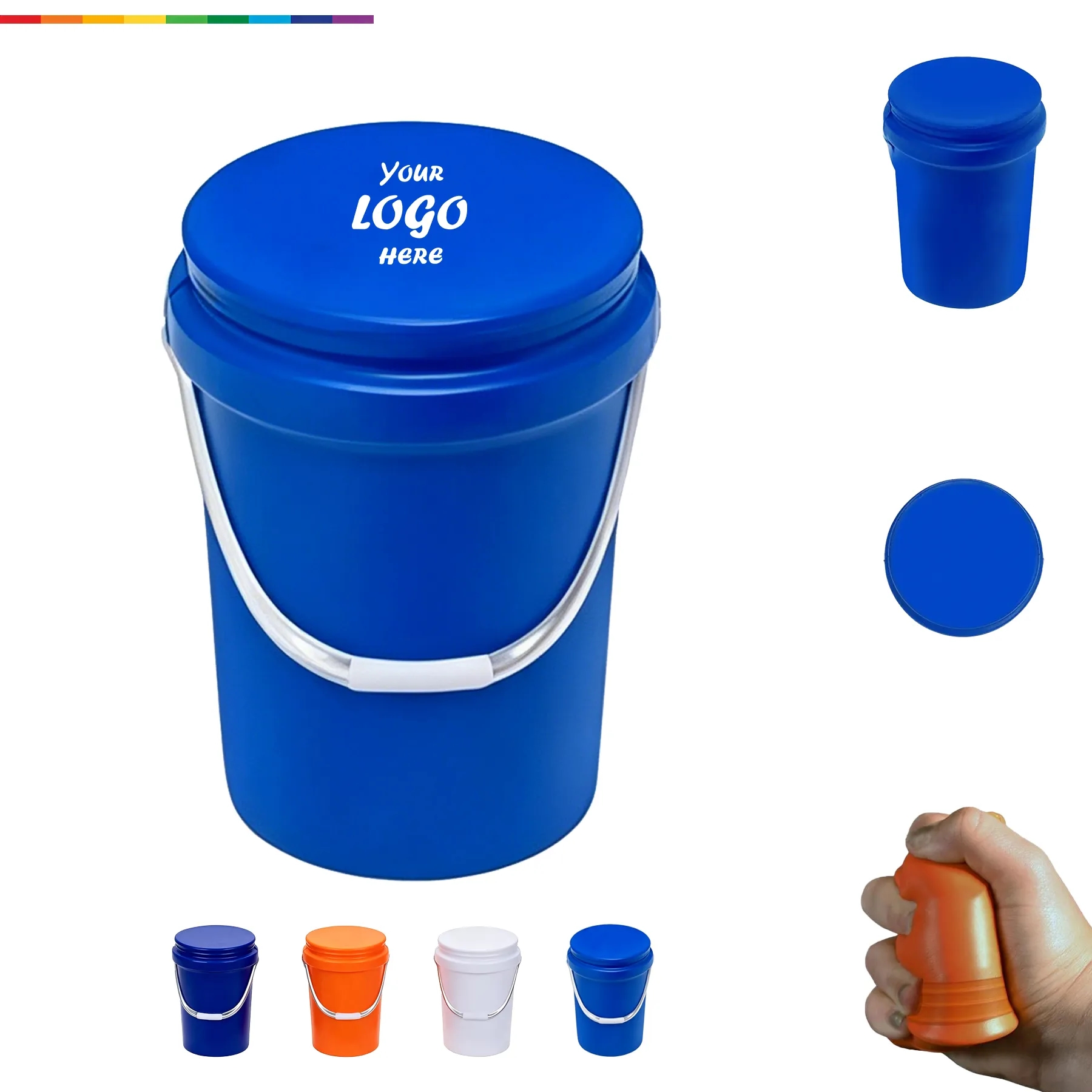 Five Gallon Bucket PU Foam Stress Reliever For Worksites