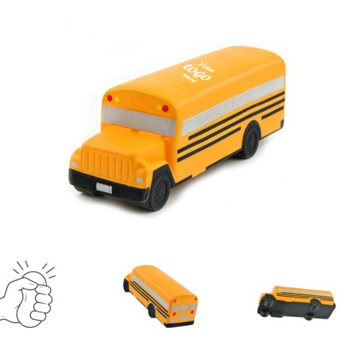 School Bus PU Foam Stress Reliever For Student Events