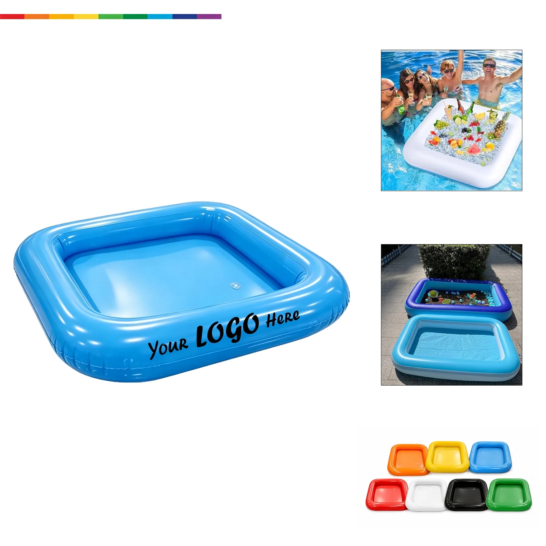 Inflatable Floating Snack Tray For Summer Pool Parties