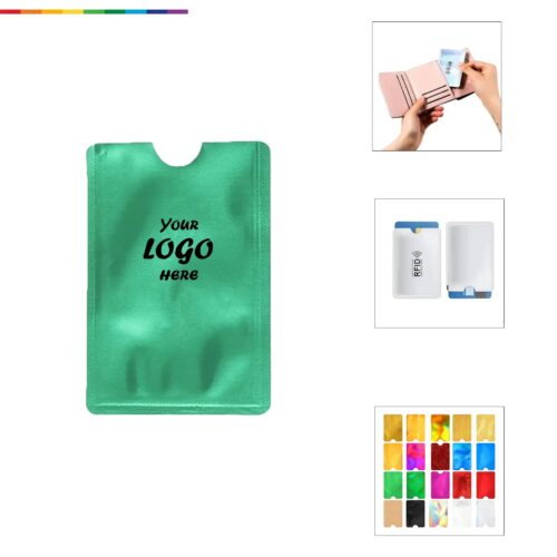RFID Blocking Aluminum Card Sleeves For Travel Safety