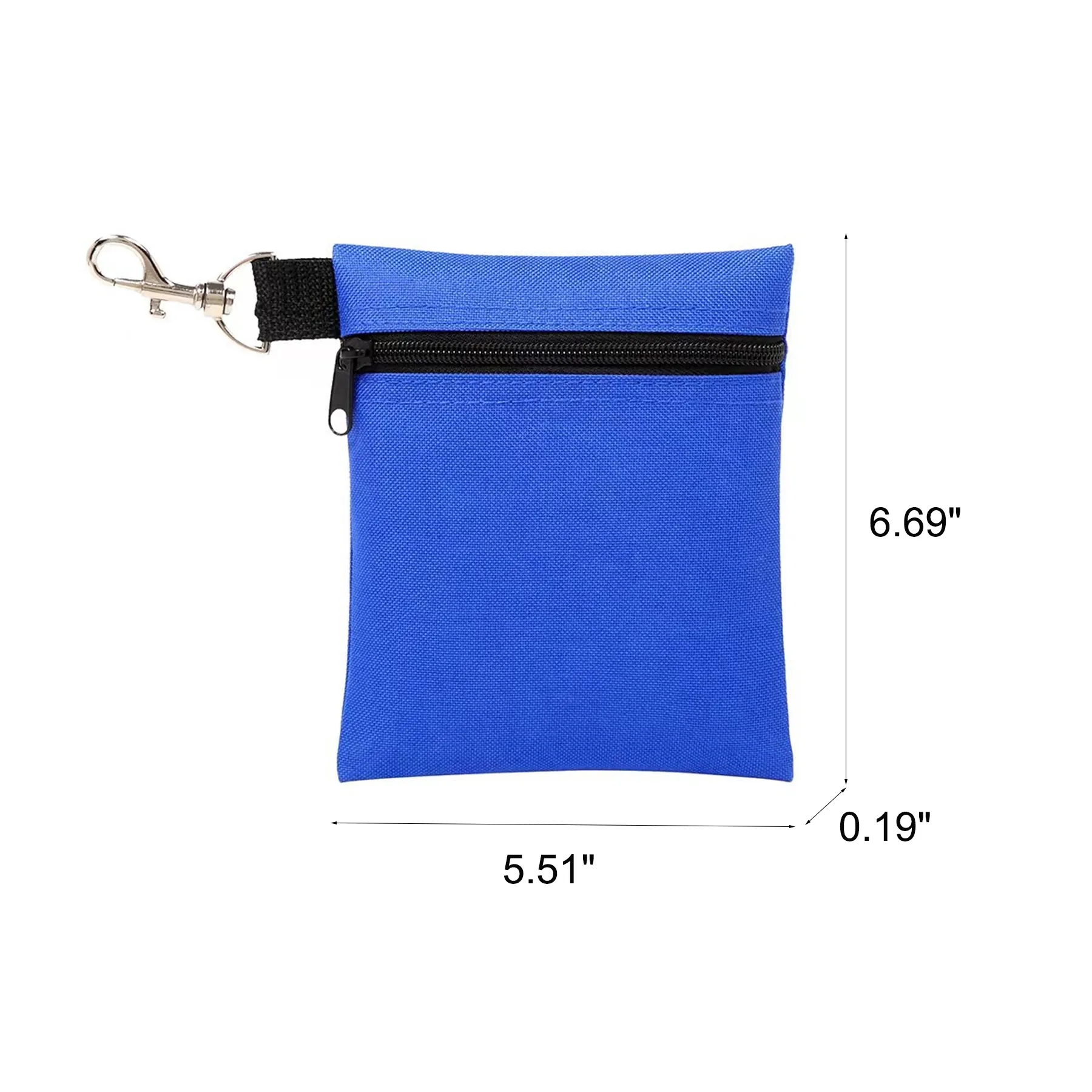 Portable Nylon Golf Ball Pouch With Waist Clip - Image 2