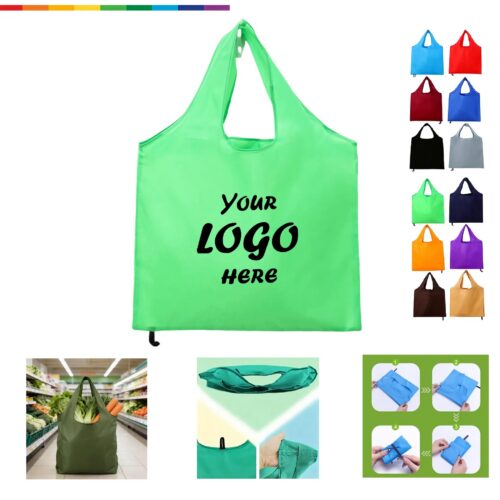Extra Large Foldable Polyester Grocery Tote Bag For Trips