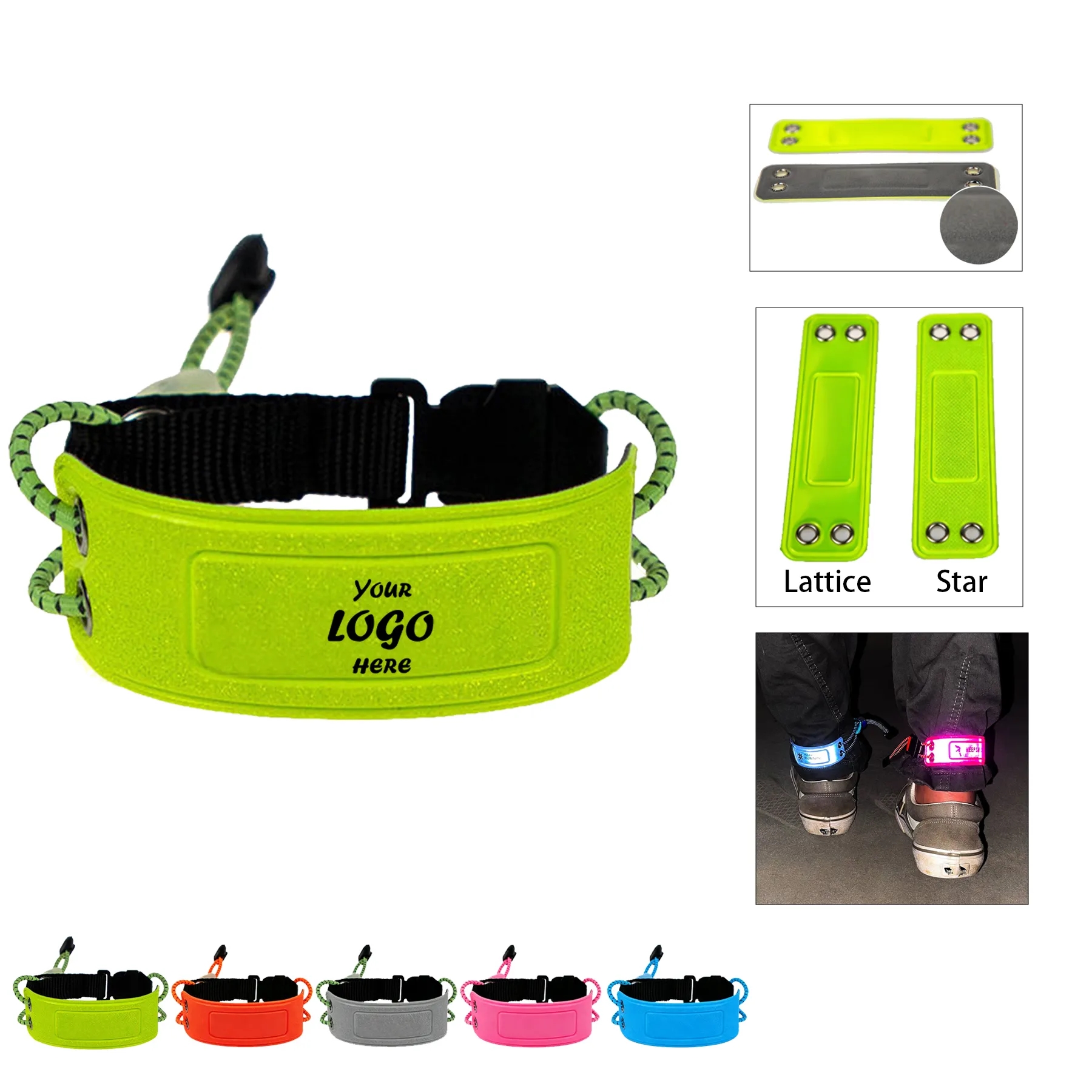 Adjustable Reflective Arm Band For Night Outdoor Safety