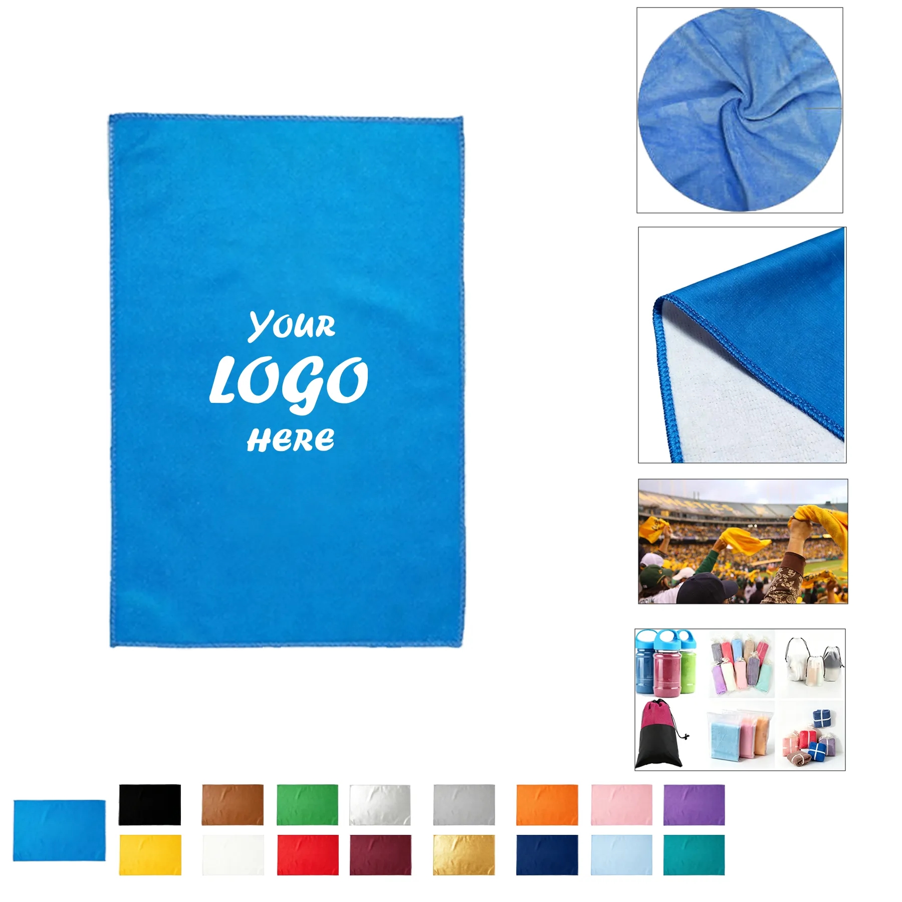 Custom Microfiber Rally Towel For Sports And Events