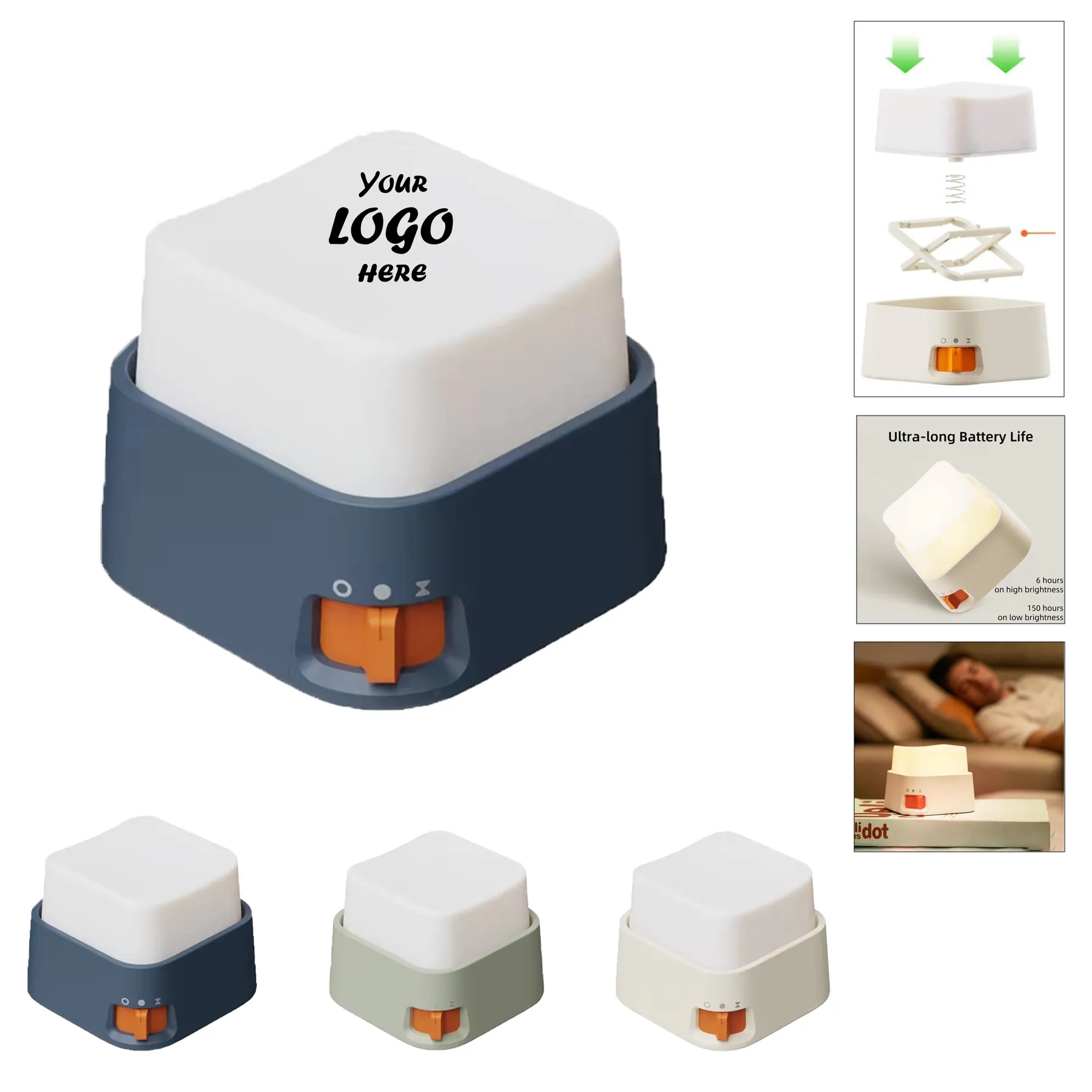 Rechargeable Keycap LED Night Light For Desk And Bedside