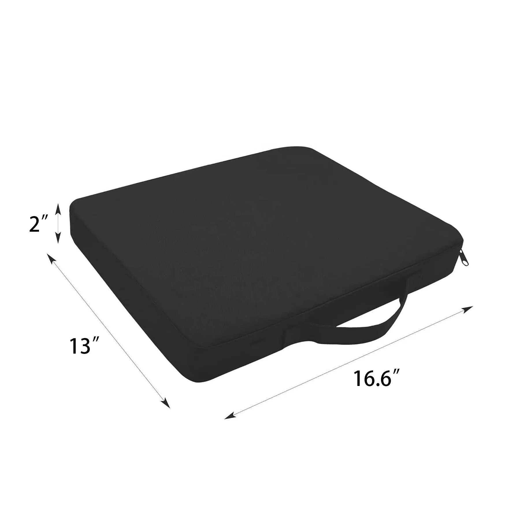 Memory Foam Stadium Seat Cushion With Handle And Base - Image 2