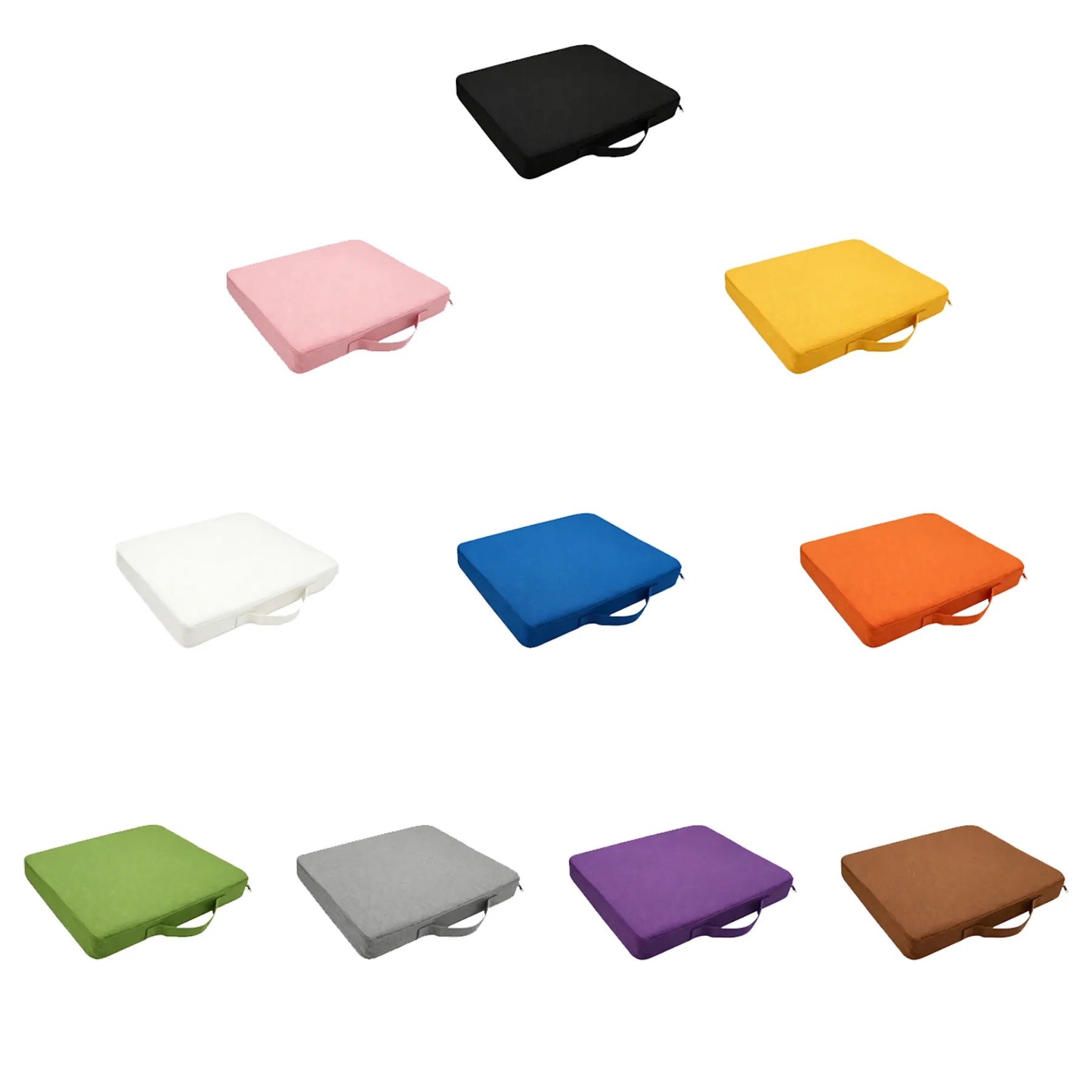Memory Foam Stadium Seat Cushion With Handle And Base - Image 3
