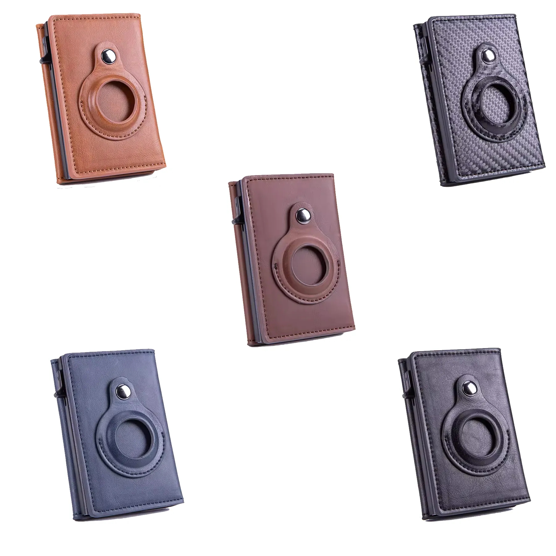 RFID Blocking Minimalist Wallet With Money Clip Holder - Image 3