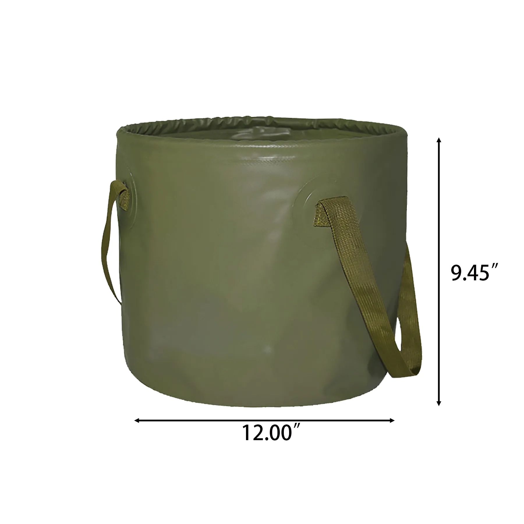 Collapsible 5 Gallon Camping Bucket With Dual Handles - Image 2