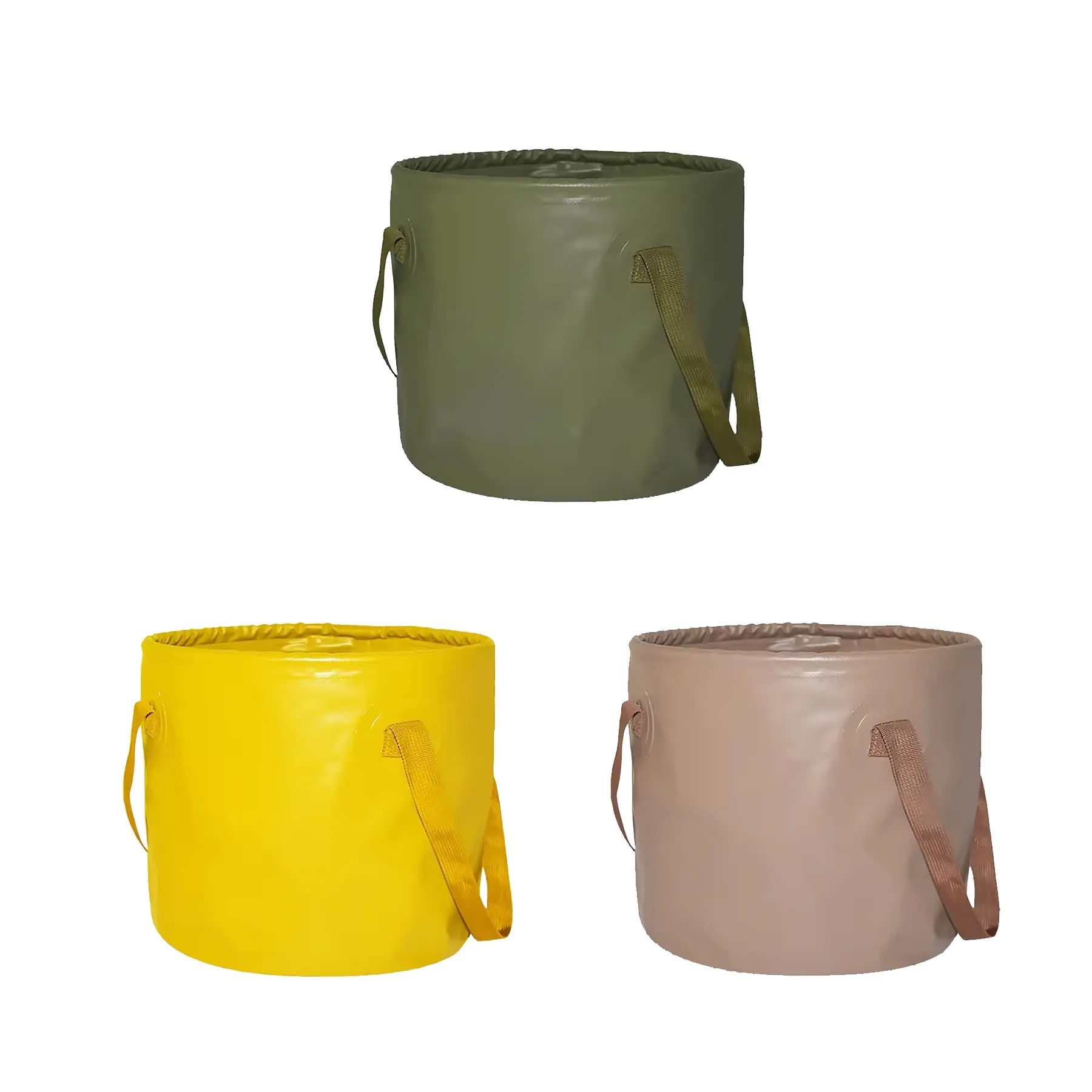 Collapsible 5 Gallon Camping Bucket With Dual Handles - Image 3