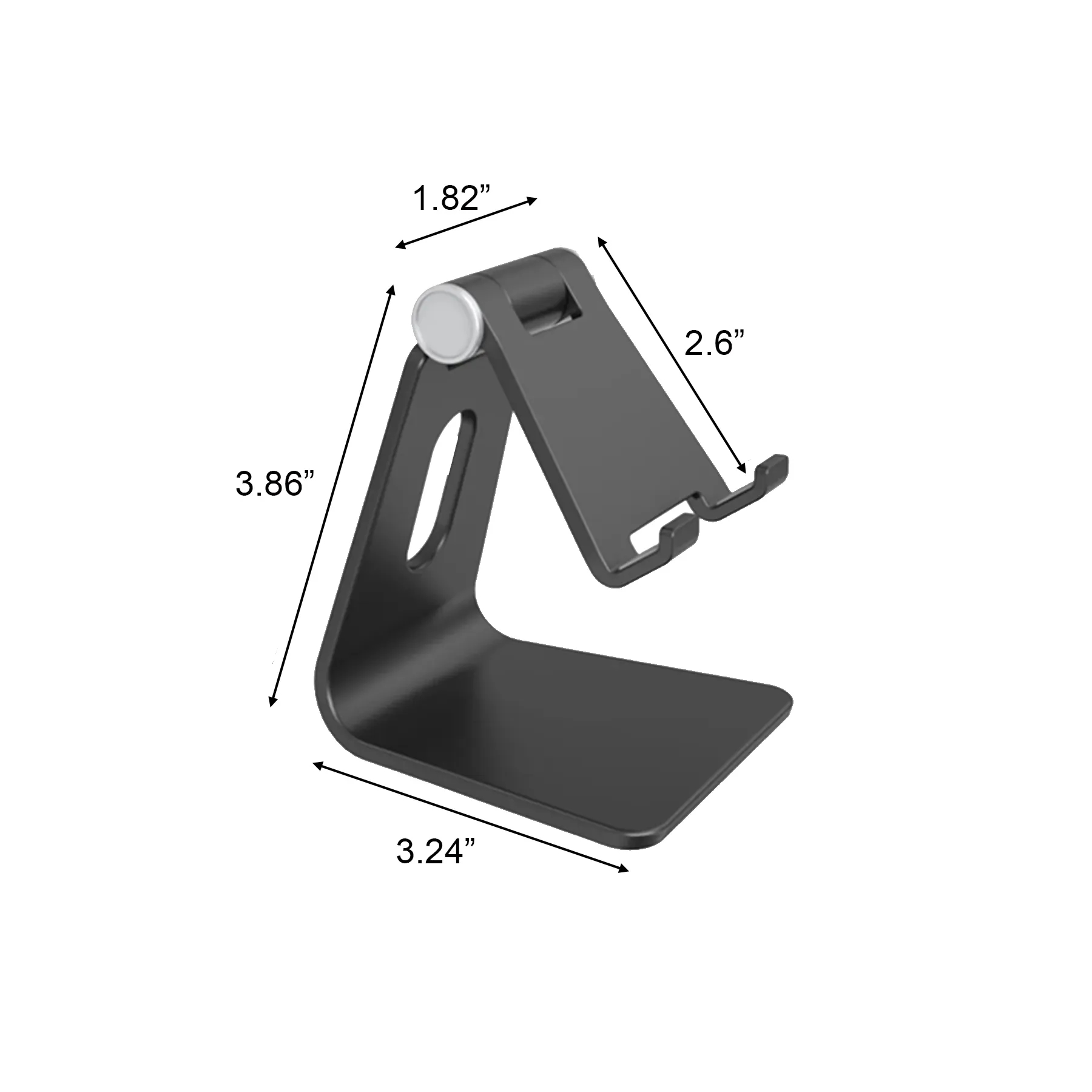 Adjustable Anti-Slip Cell Phone Stand For Work Desks - Image 2
