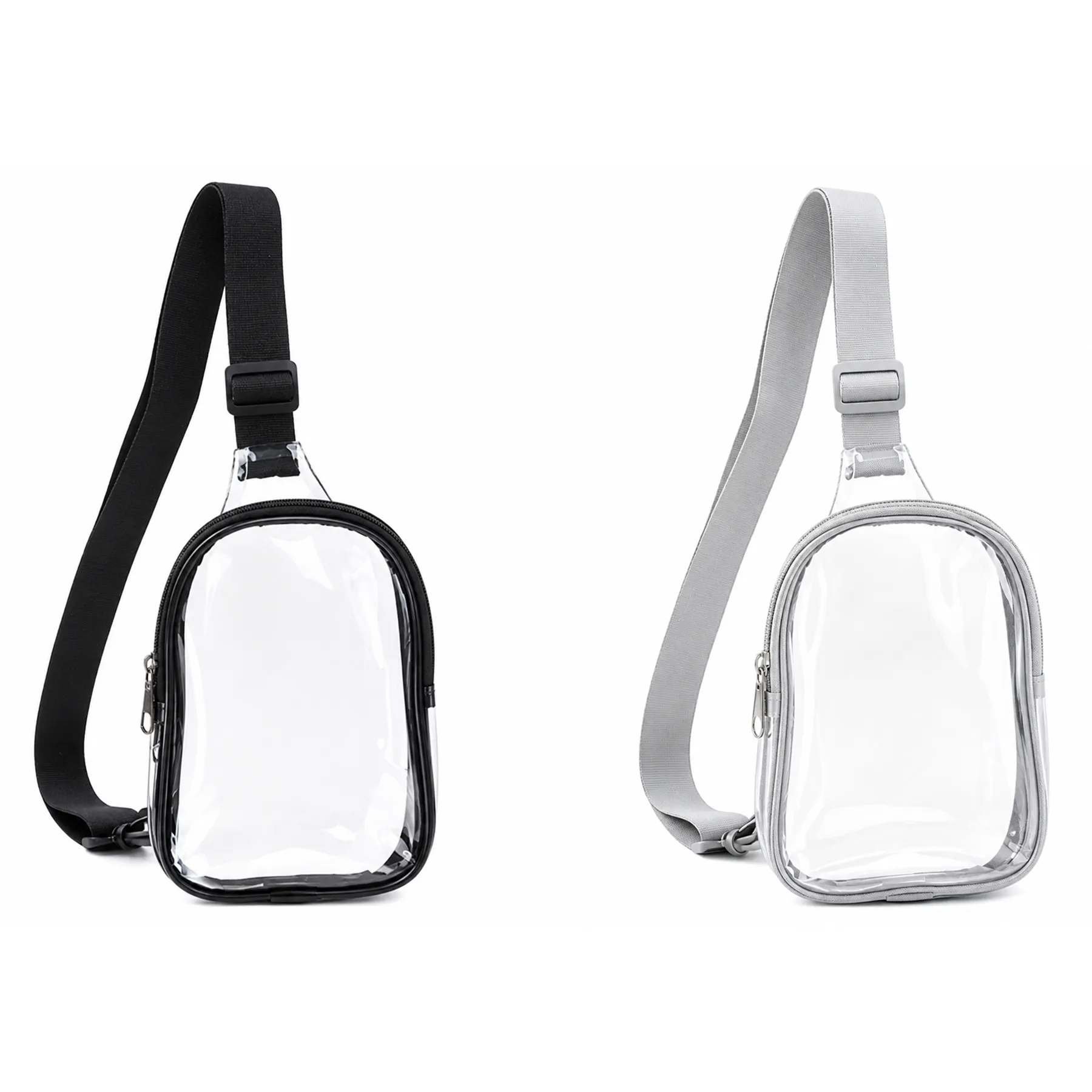 Clear Stadium Sling Bag With Adjustable Crossbody Strap - Image 3