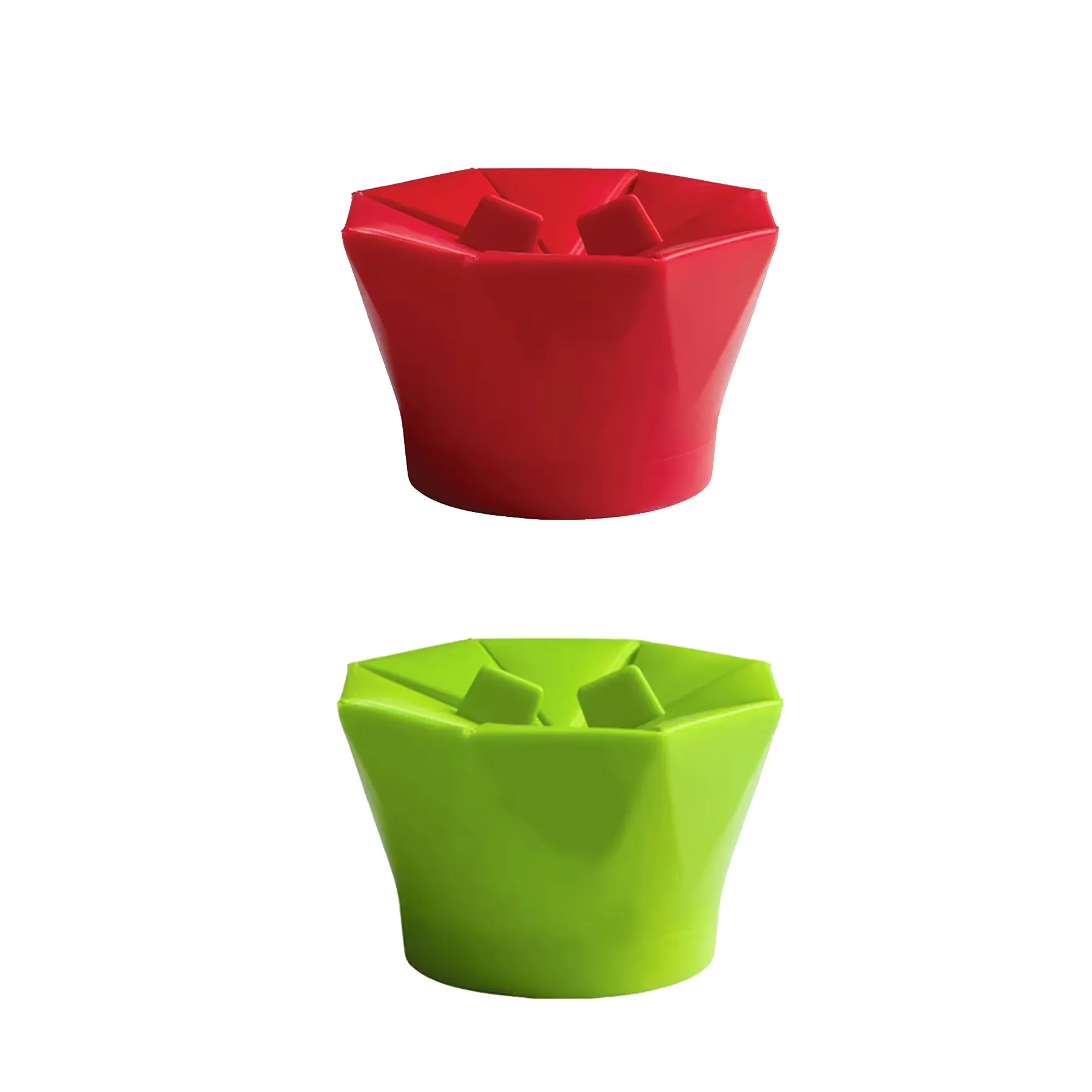 Octagon Silicone Microwave Popcorn Bowl For Snack Nights - Image 3