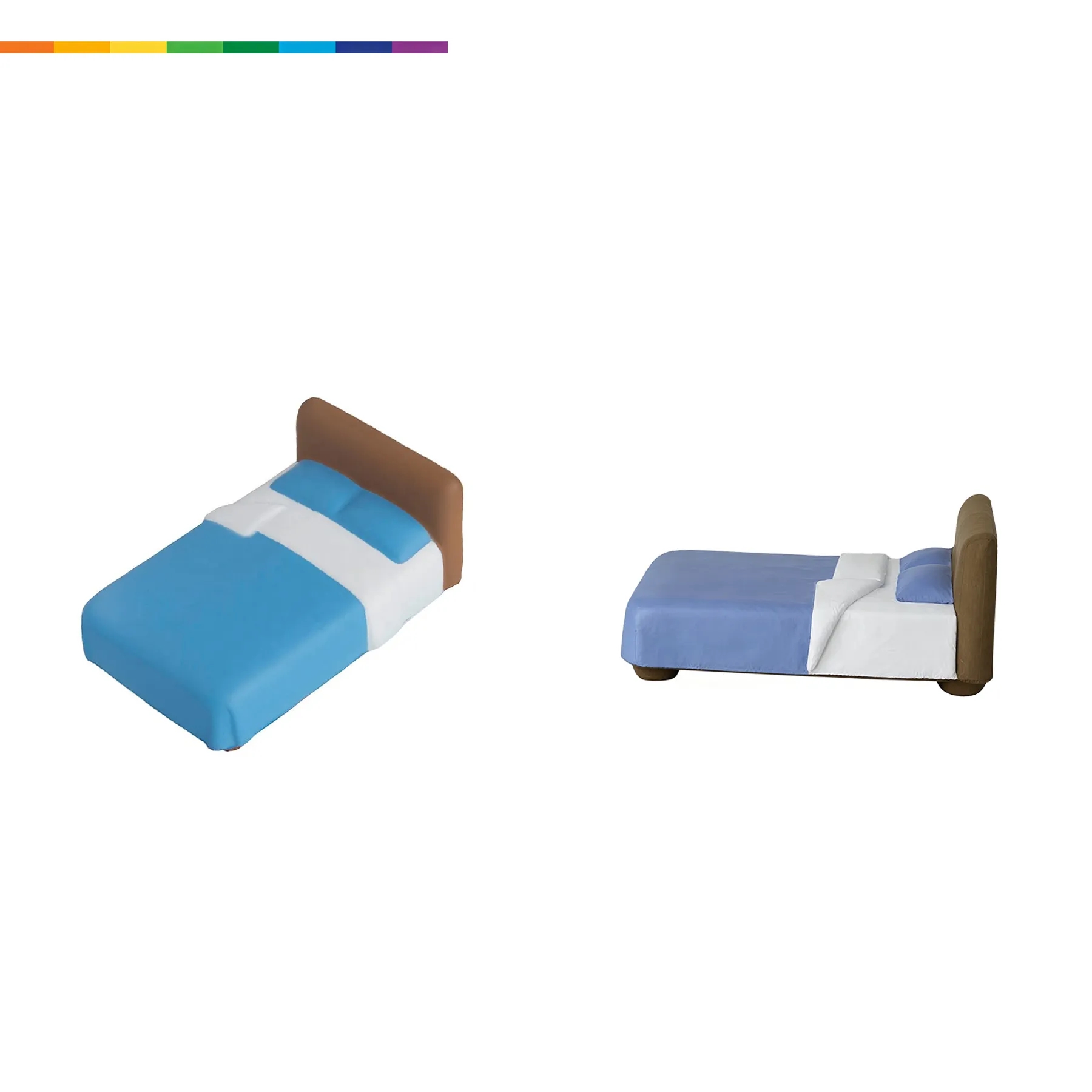 Bed Shaped PU Foam Stress Reliever For Wellness Brands - Image 3