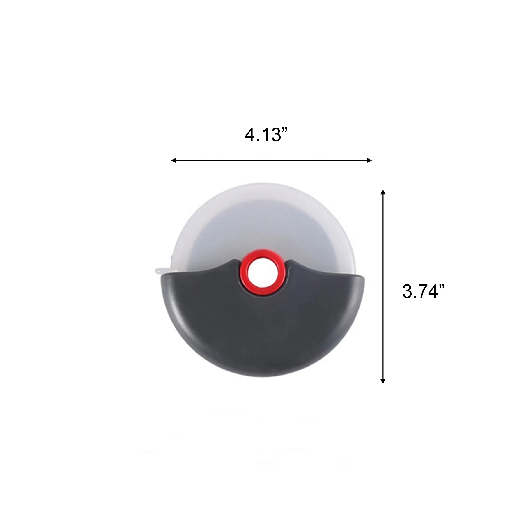 Stainless Steel Pizza Cutter Wheel With Protective Lid - Image 2
