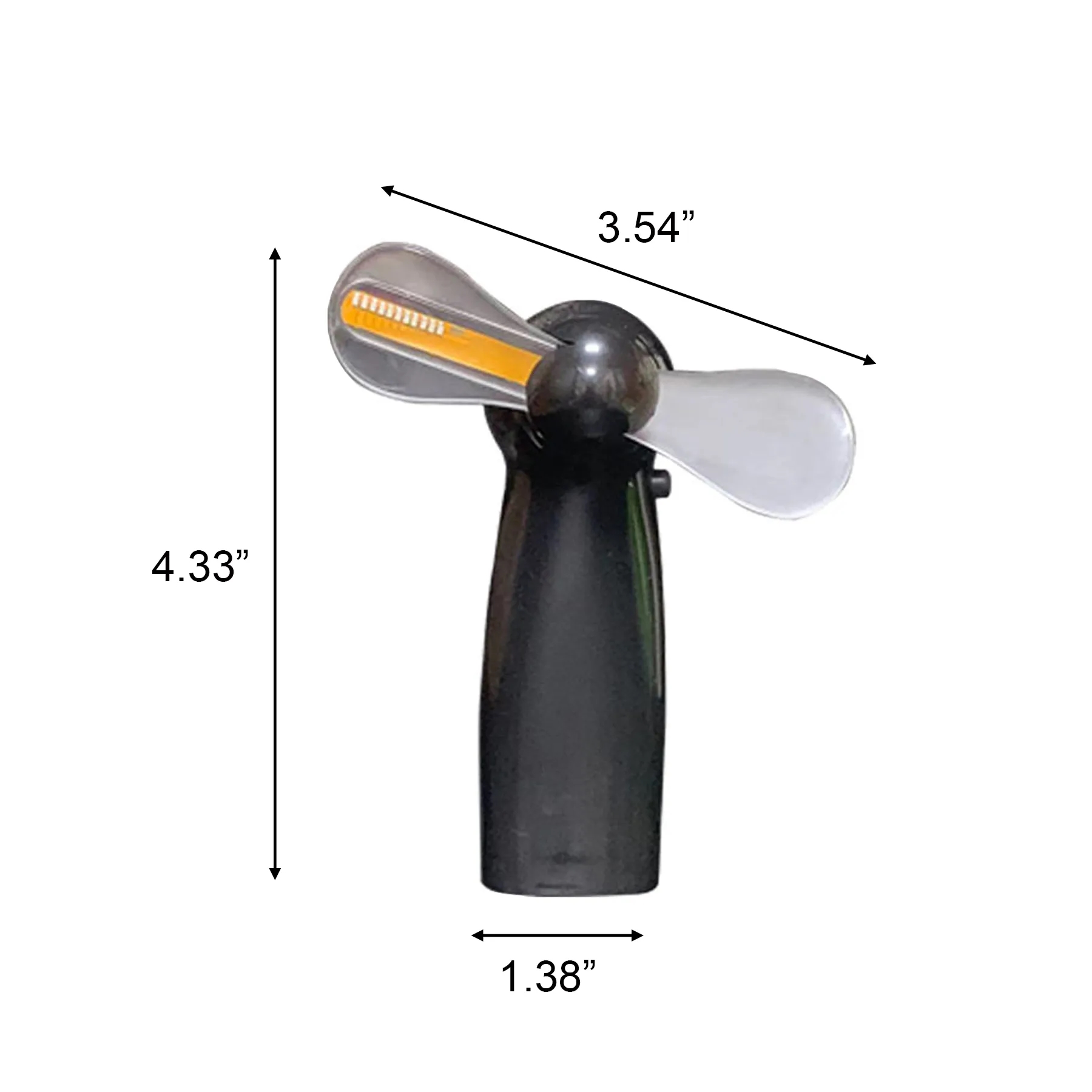 Light Up Handheld Fan With Flexible LED Blades For Events - Image 2