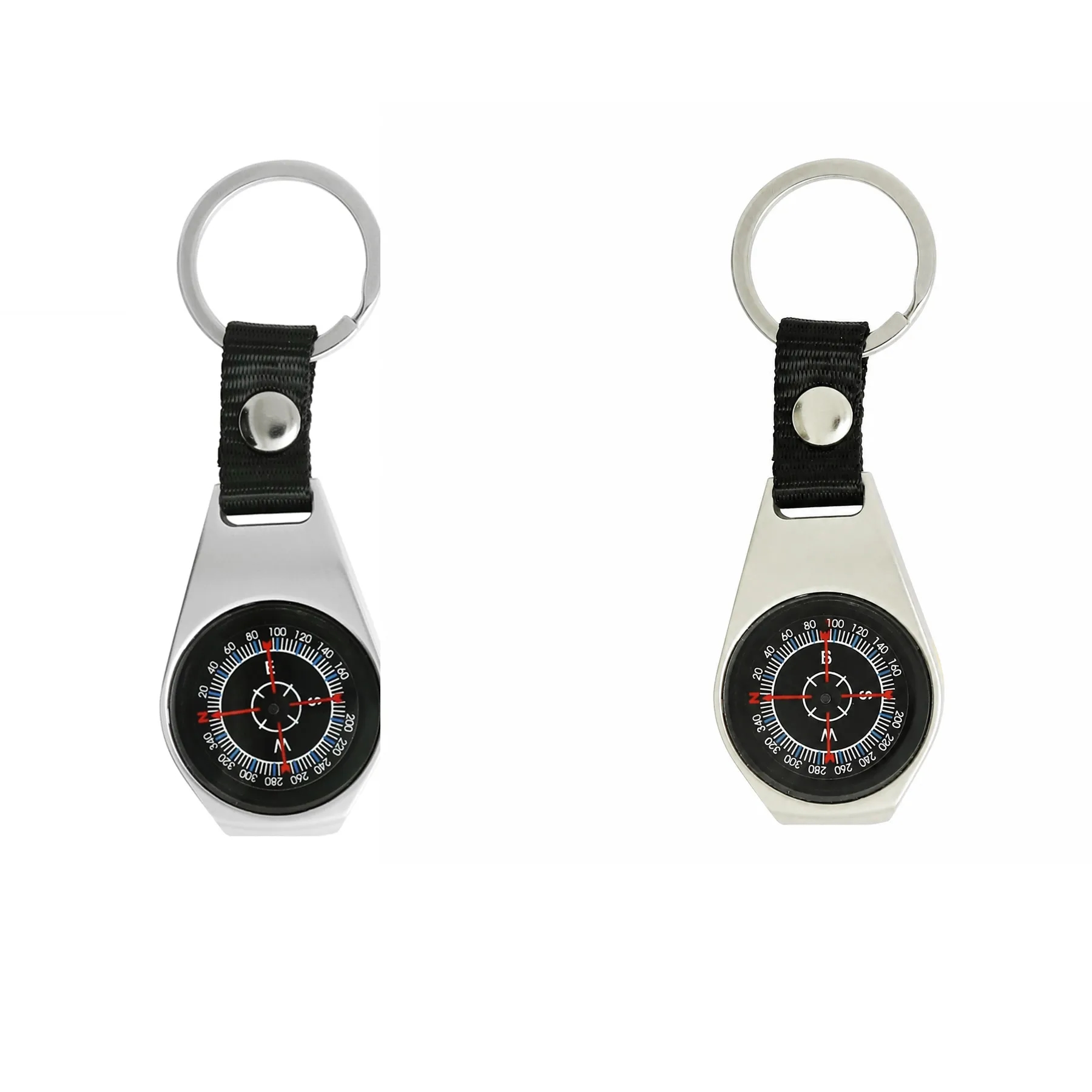 Mini Compass Keychain With Metal Loop For Camping Trips - Image 3