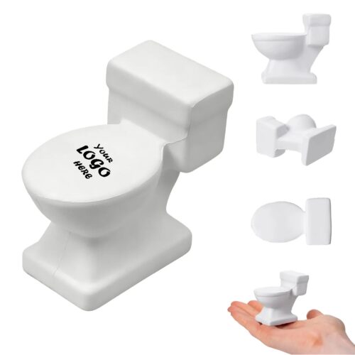 Toilet Shape PU Foam Stress Reliever For Plumbers