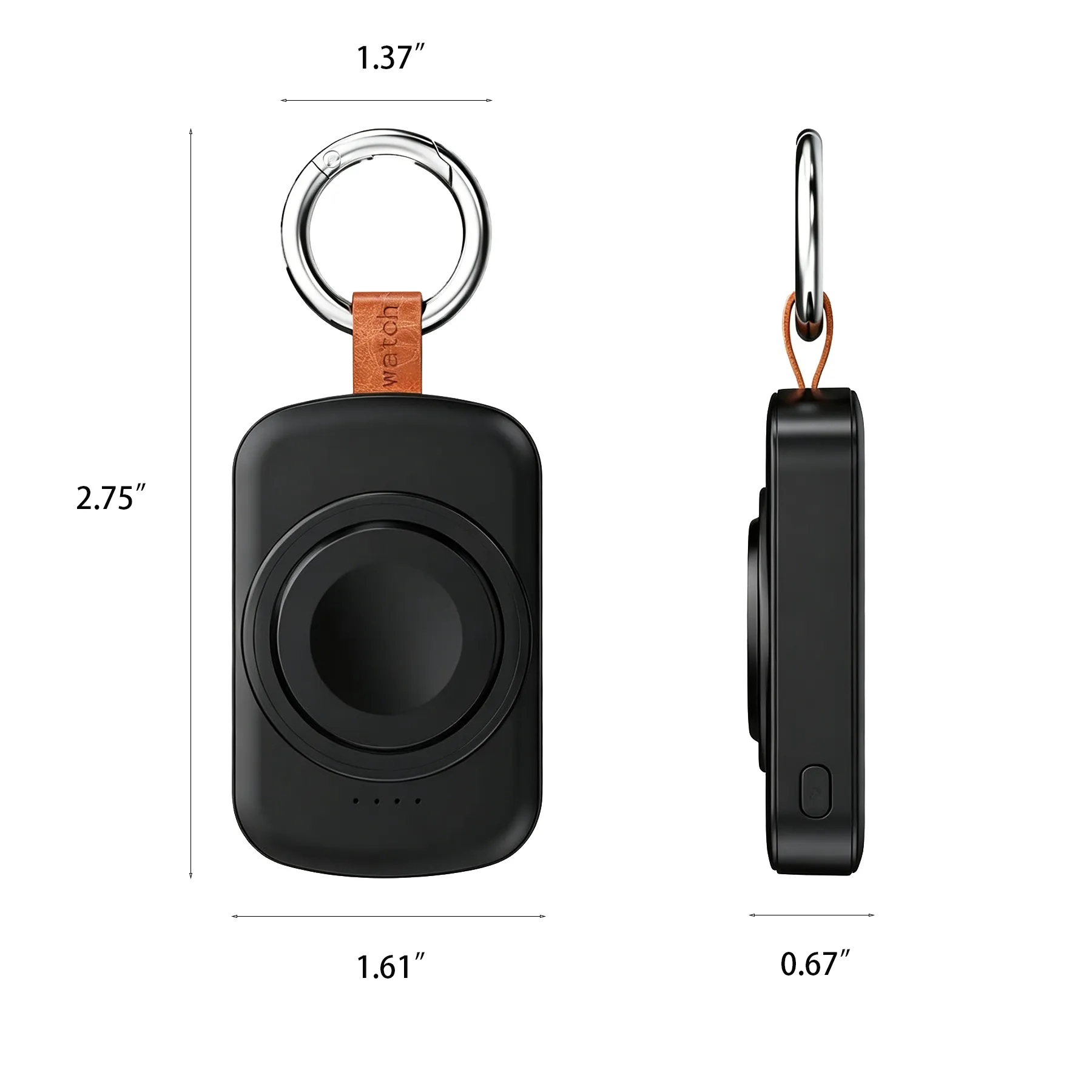 Portable 2000mAh Magnetic Watch Power Bank Charger - Image 2