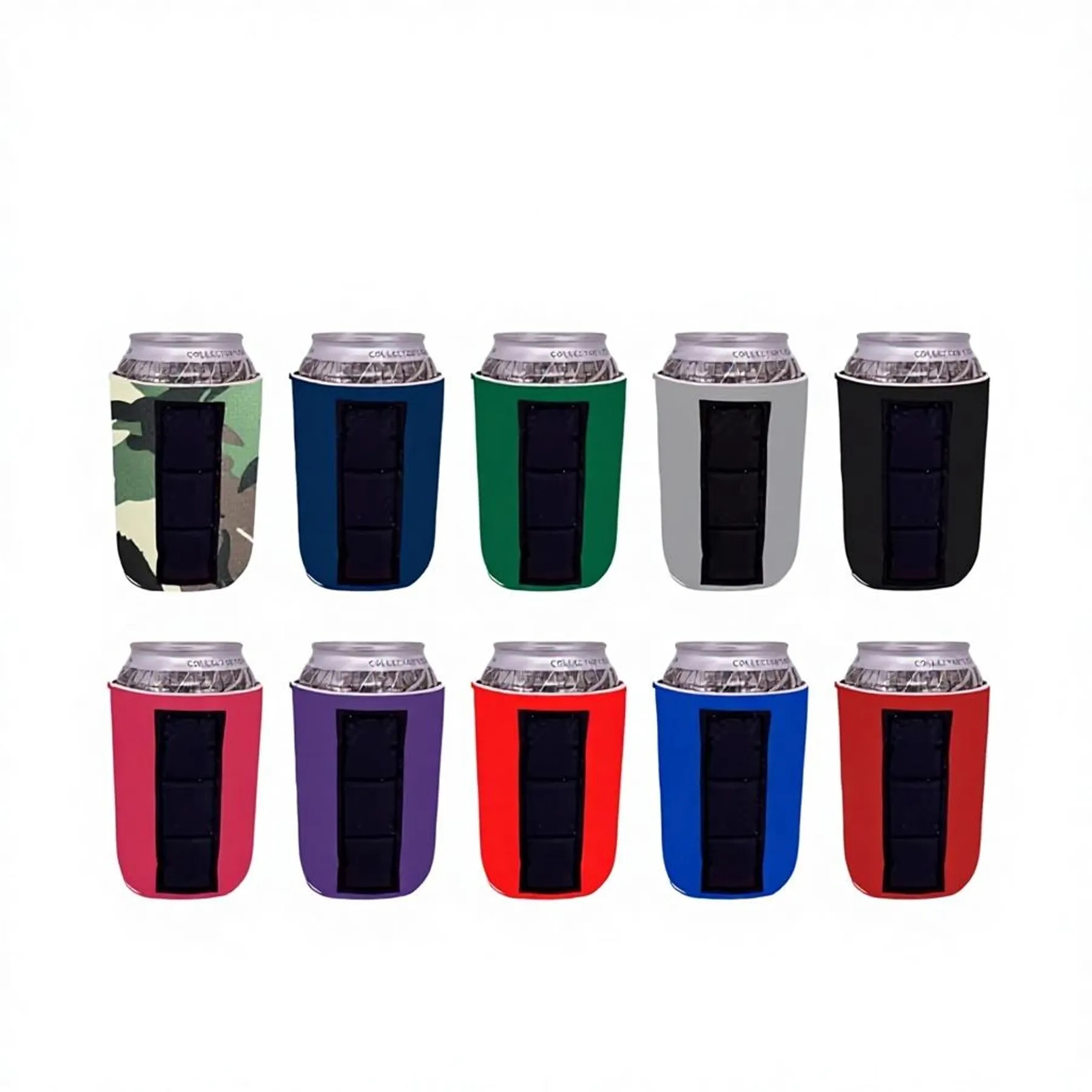 Magnetic Neoprene Can Cooler Sleeve For Outdoor Drinks - Image 3