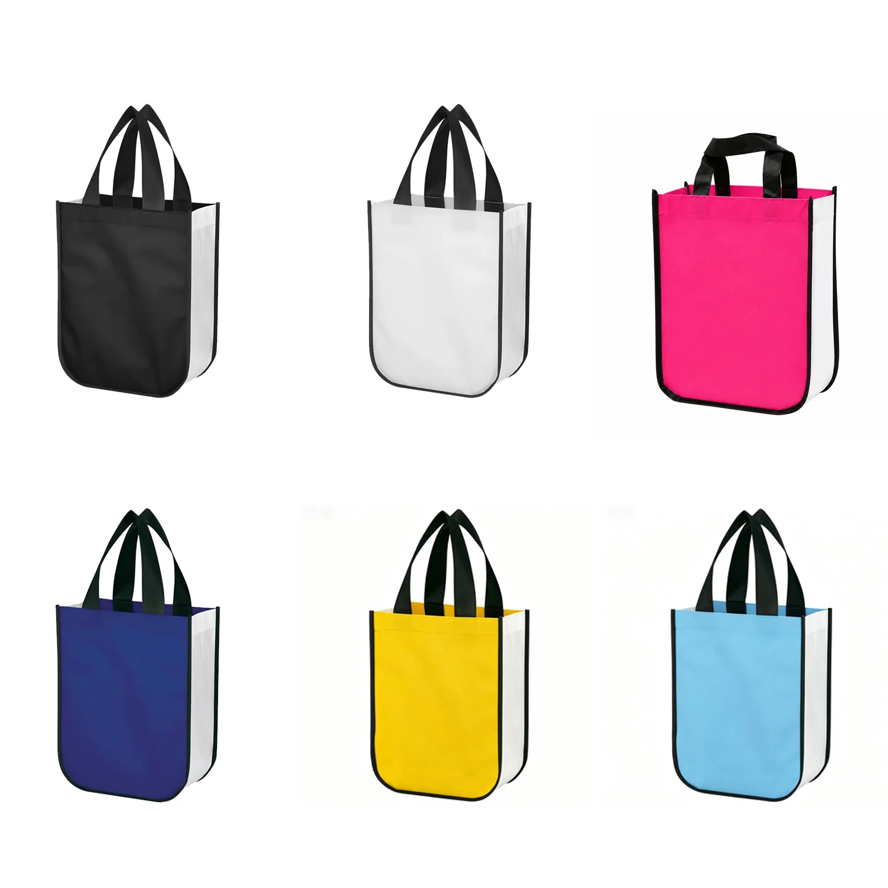 Laminated Non-Woven Shopping Tote Bag With 4.5 Inch Gusset - Image 3