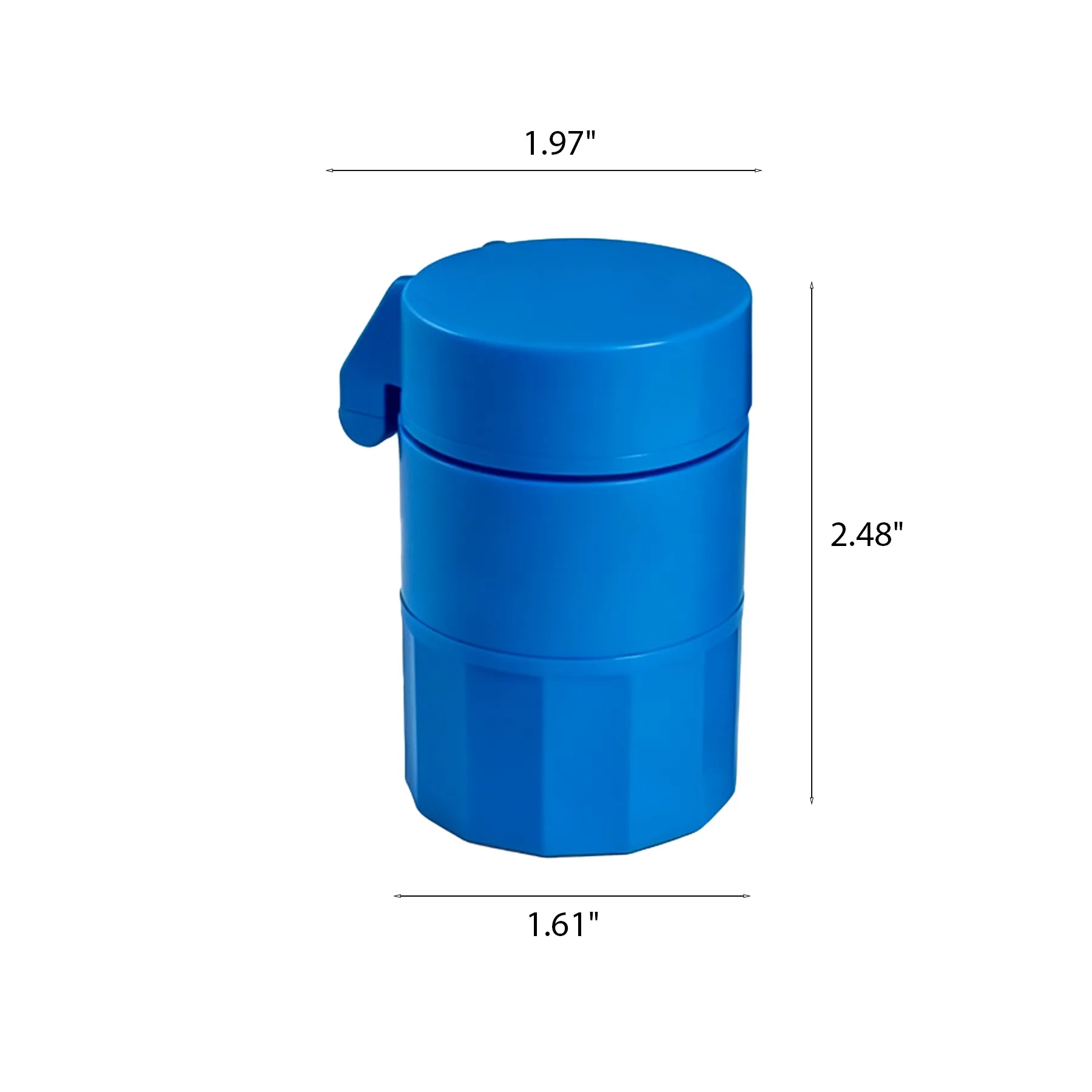 Four In One Pill Case Cutter For Travel Wellness Kits - Image 2