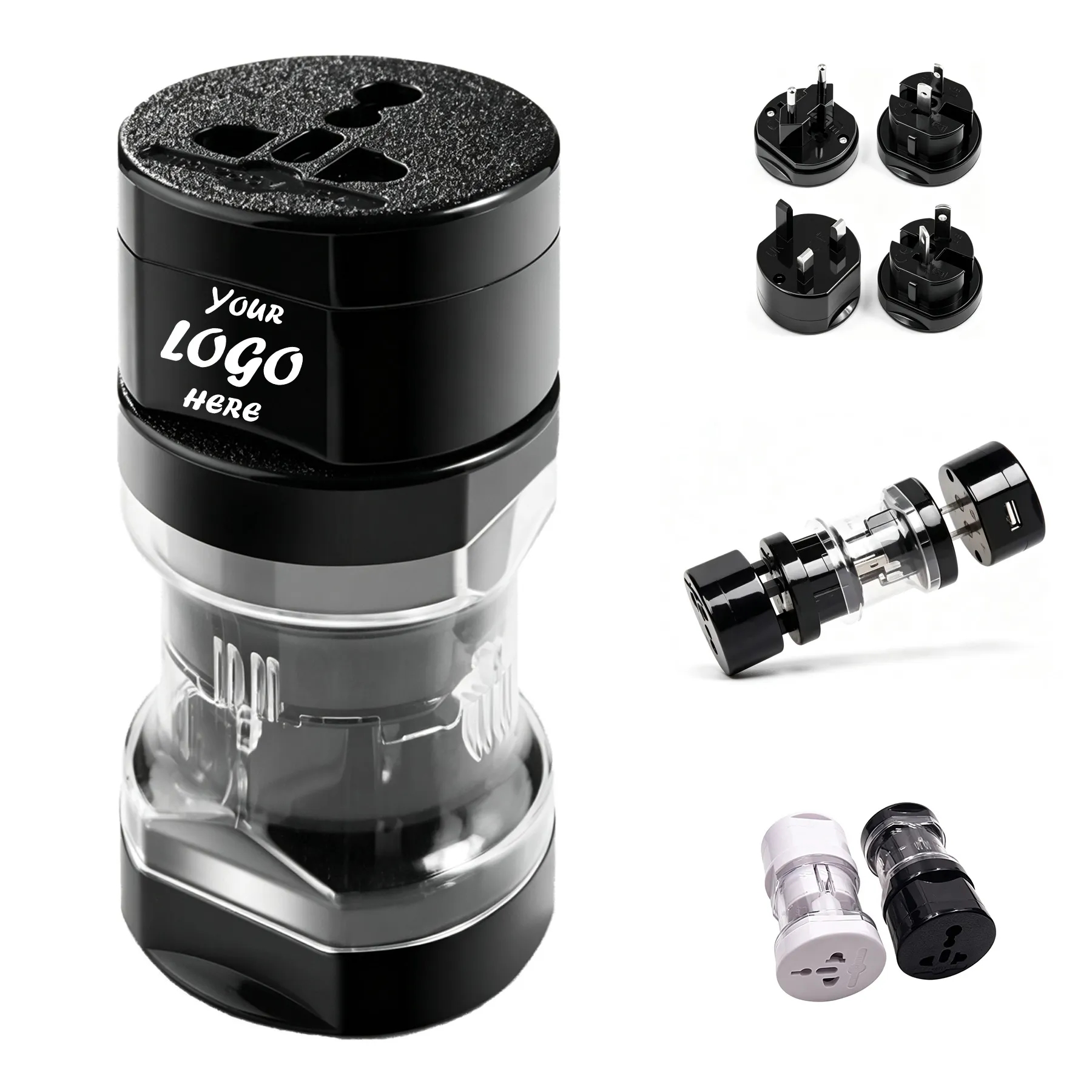 Four In One Universal Travel Adapter With USB Port