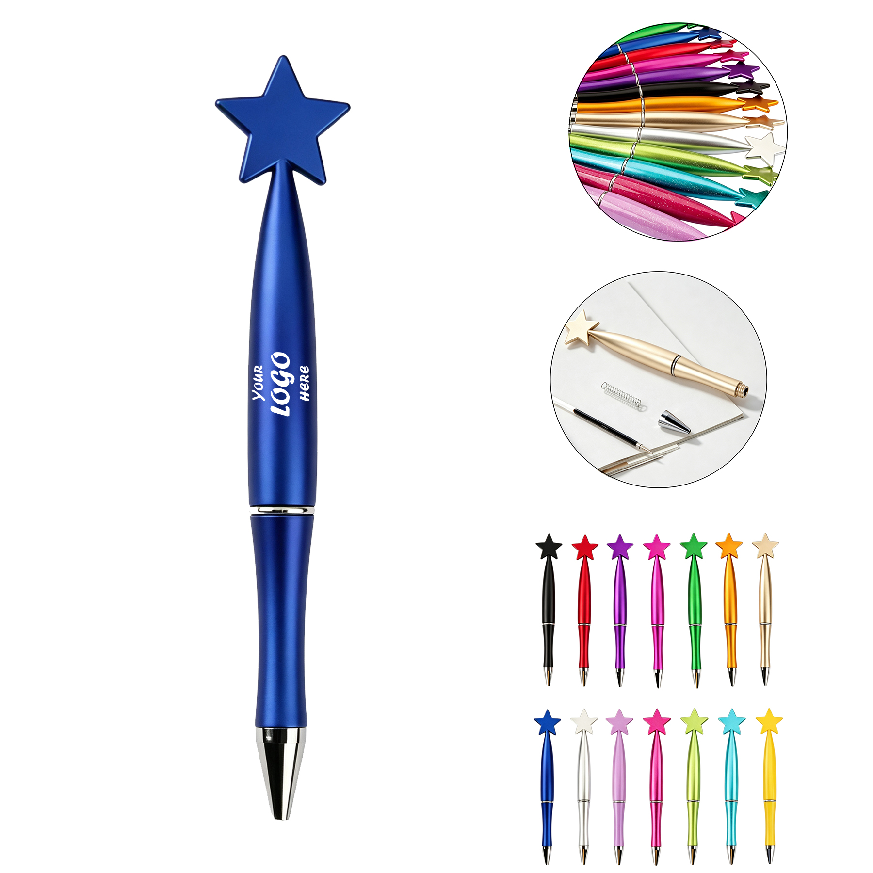 Star-Shaped Stylus Ballpoint Pen For School And Events