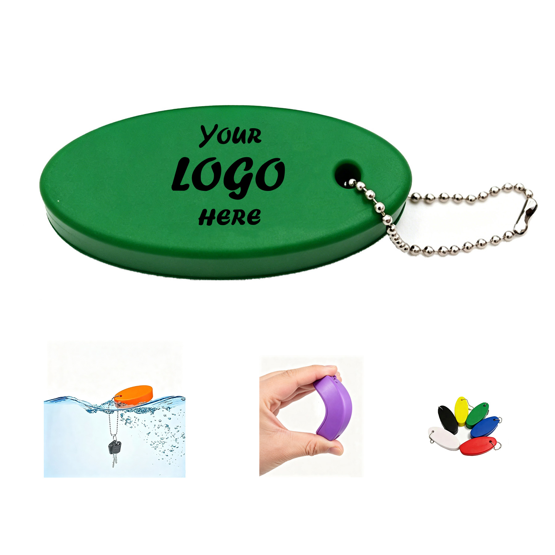 Floating Boater PU Foam Stress Keychain For Marinas