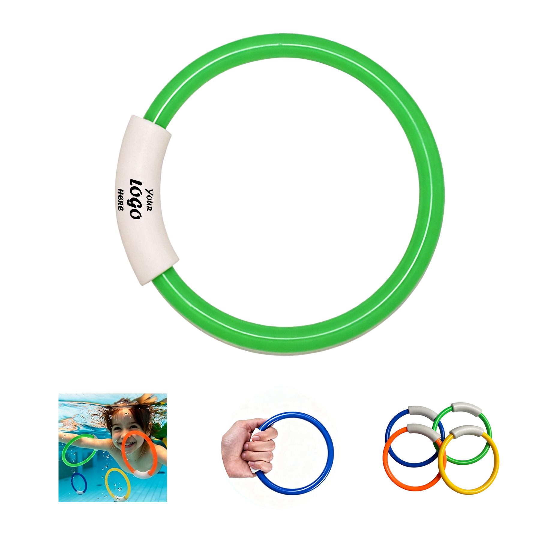 Colorful Kids Diving Ring Pool Toys For Summer Games