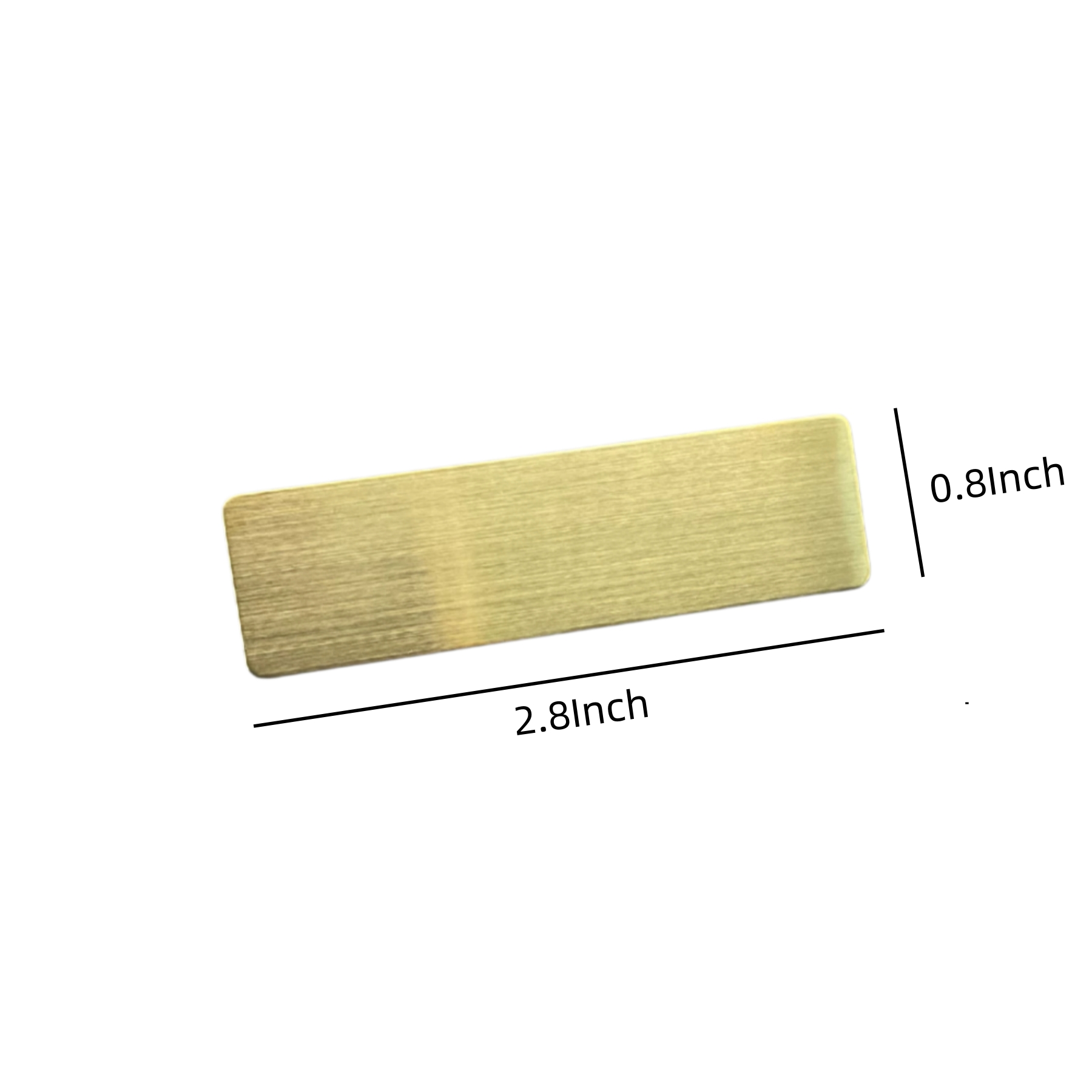 Custom Stainless Steel UV Printed Employee Name Badge - Image 2