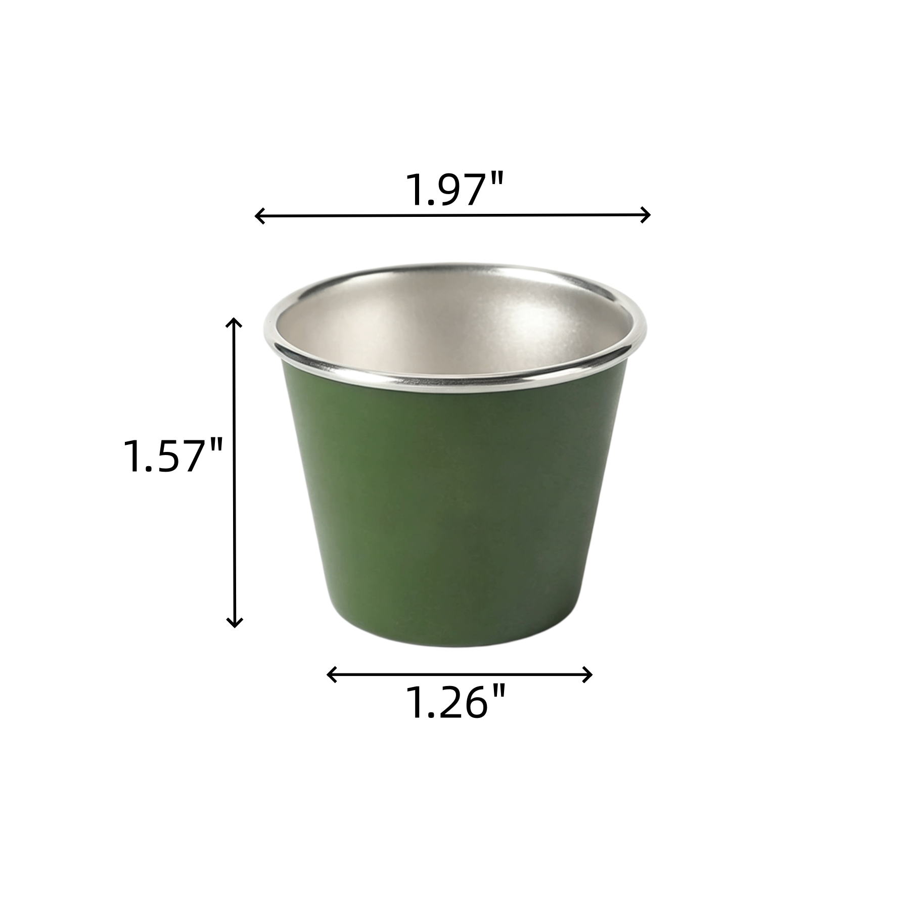 Portable 2 Oz Stainless Steel Wine Cup For Outdoor Travel - Image 2
