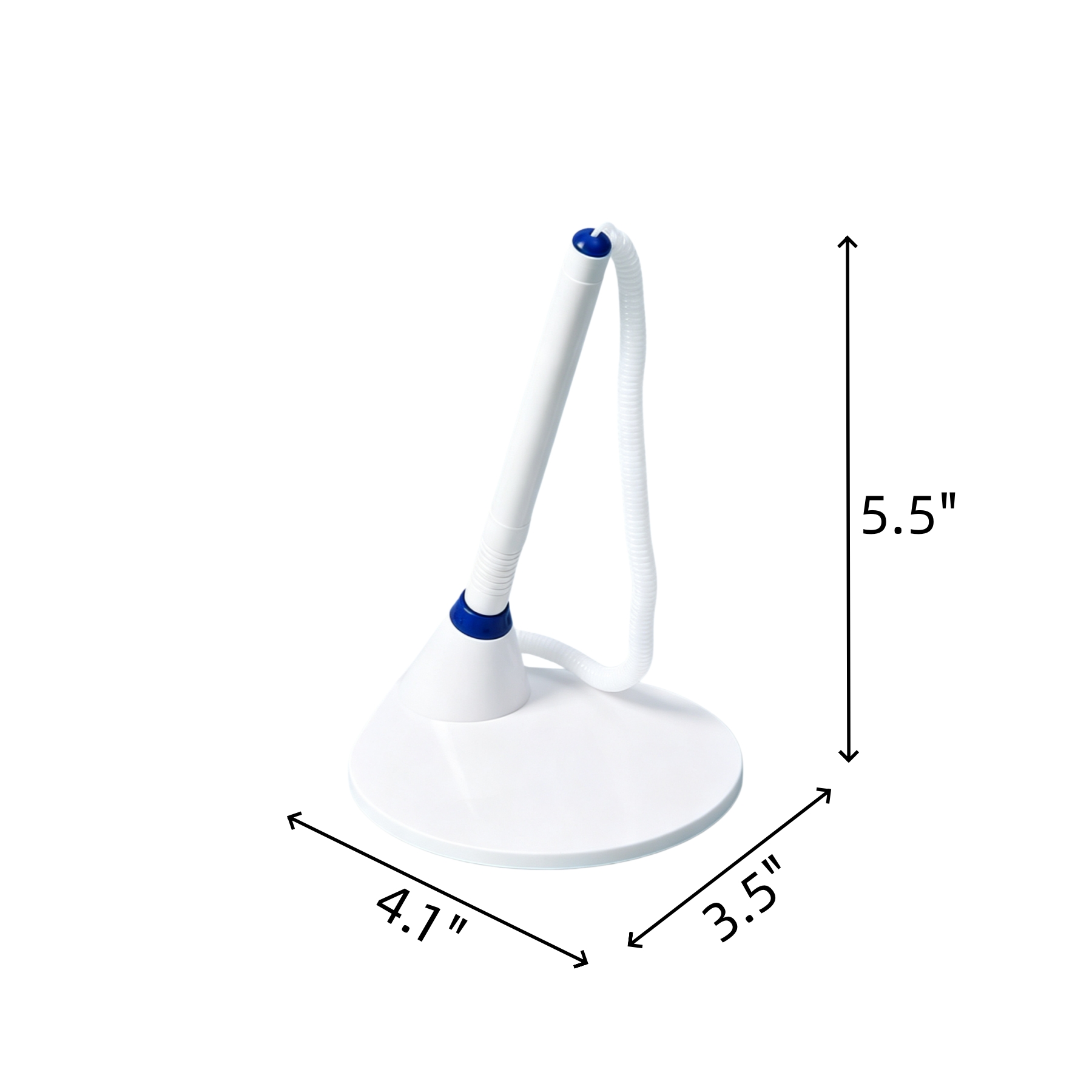Desktop Fixed Ballpoint Pen With Chain And Adhesive Base - Image 2