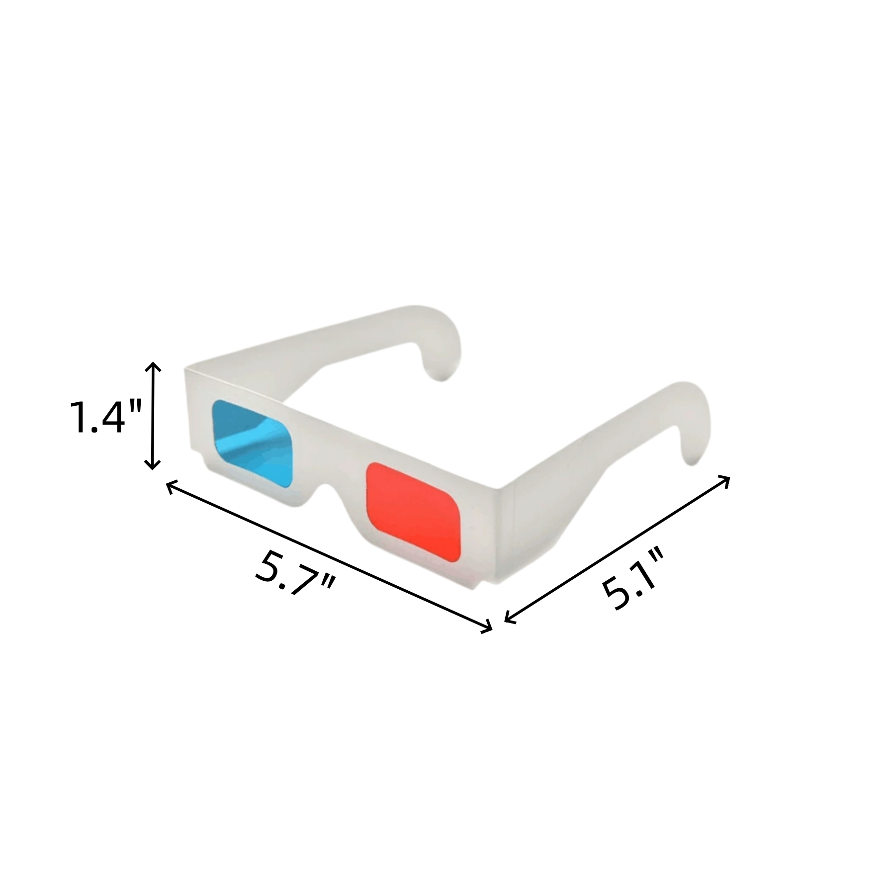 Lightweight Paper 3D Glasses For Movies And Events - Image 2