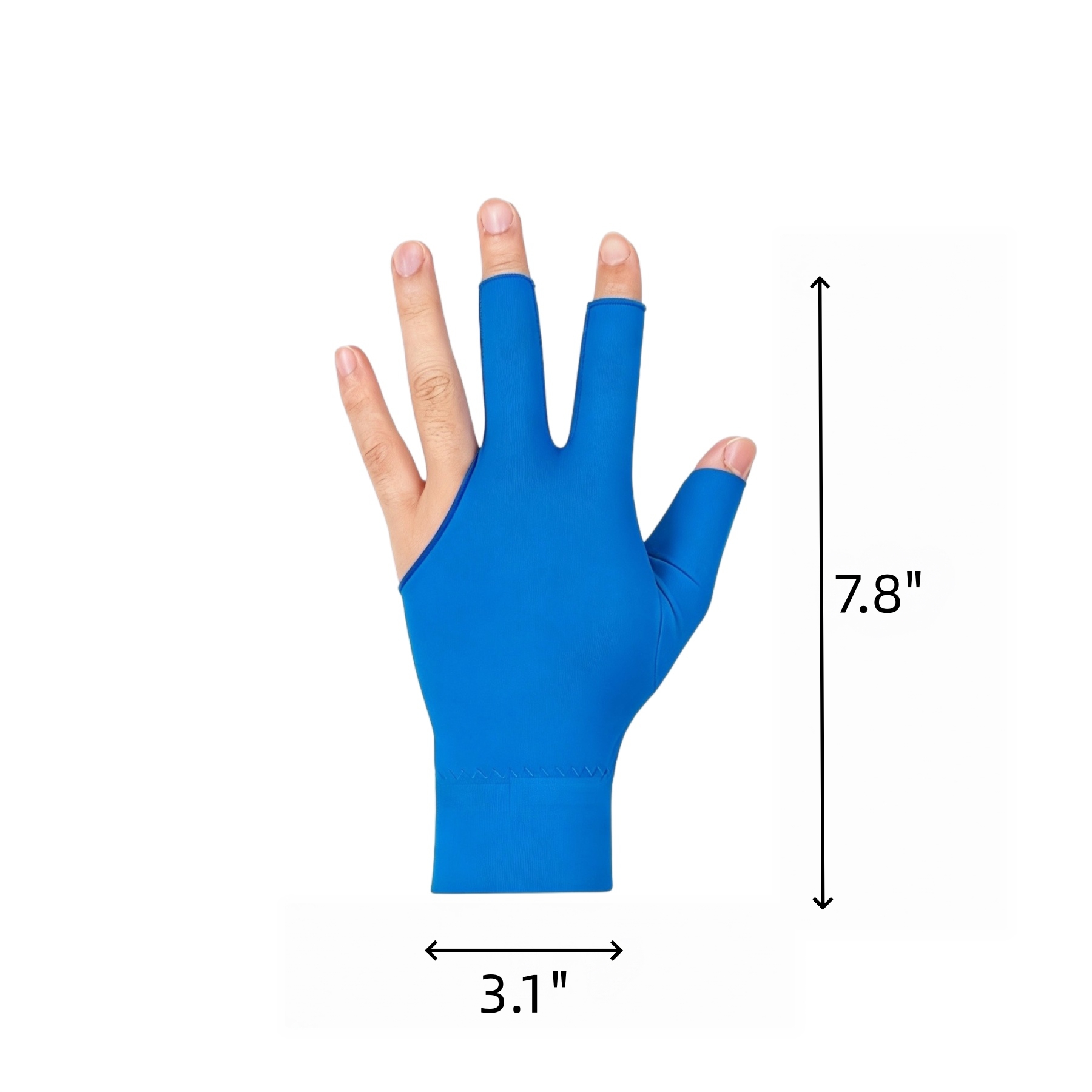 Breathable Three-Finger Billiard Glove For Pool Players - Image 2