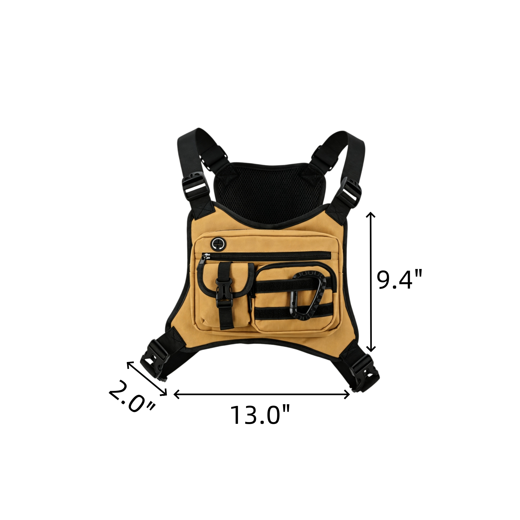Adjustable Oxford Tactical Chest Pack For Outdoor Use - Image 2