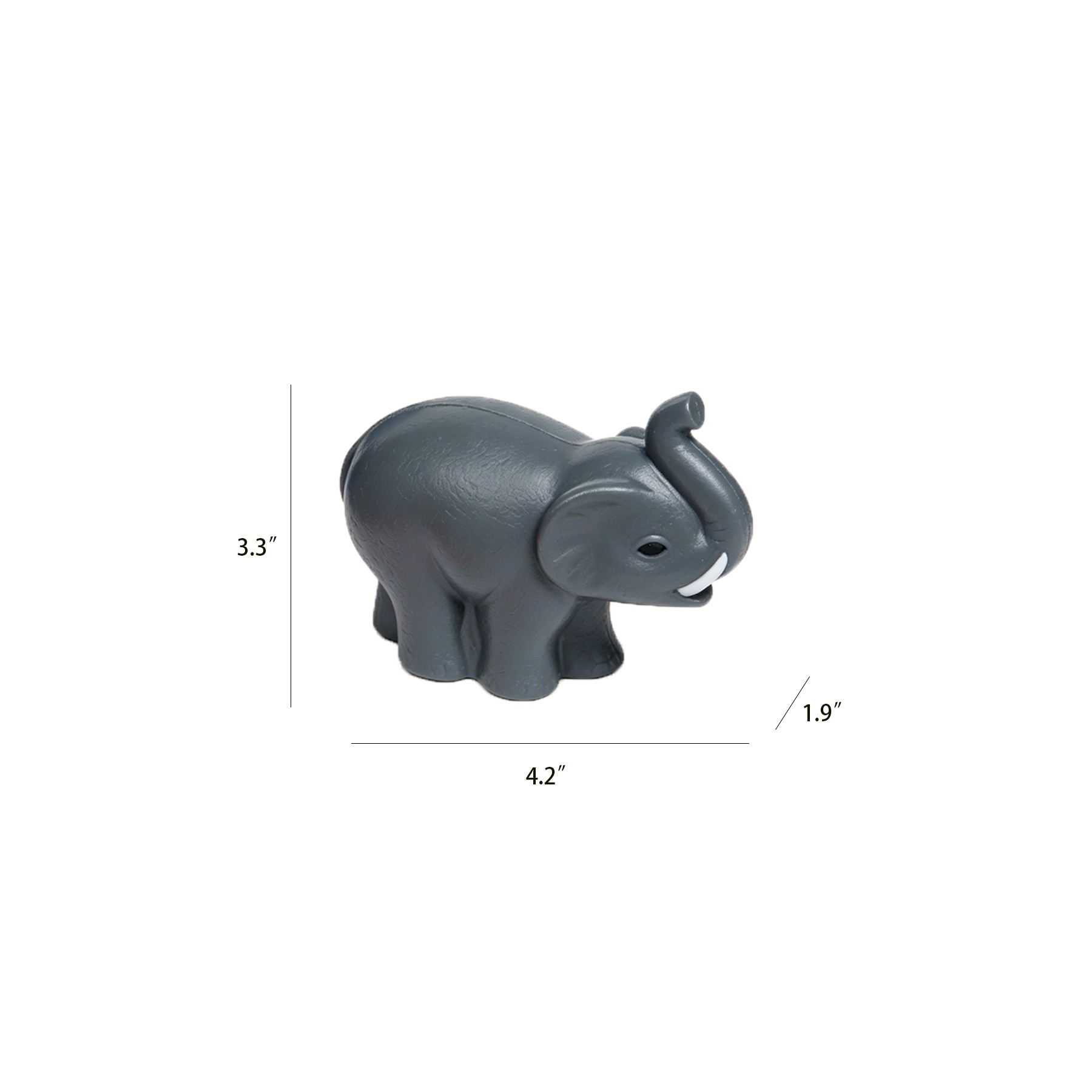 Cute Elephant PU Foam Stress Reliever For School Desks - Image 2