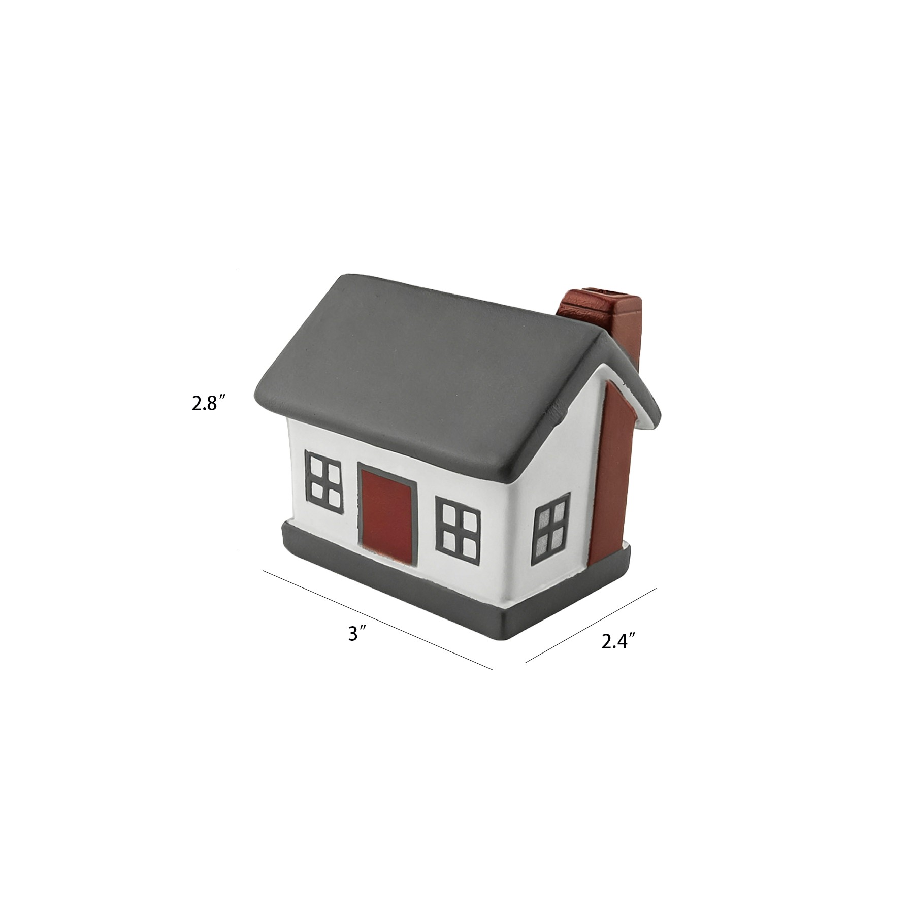 House Shape PU Foam Stress Reliever For Real Estate Kits - Image 2