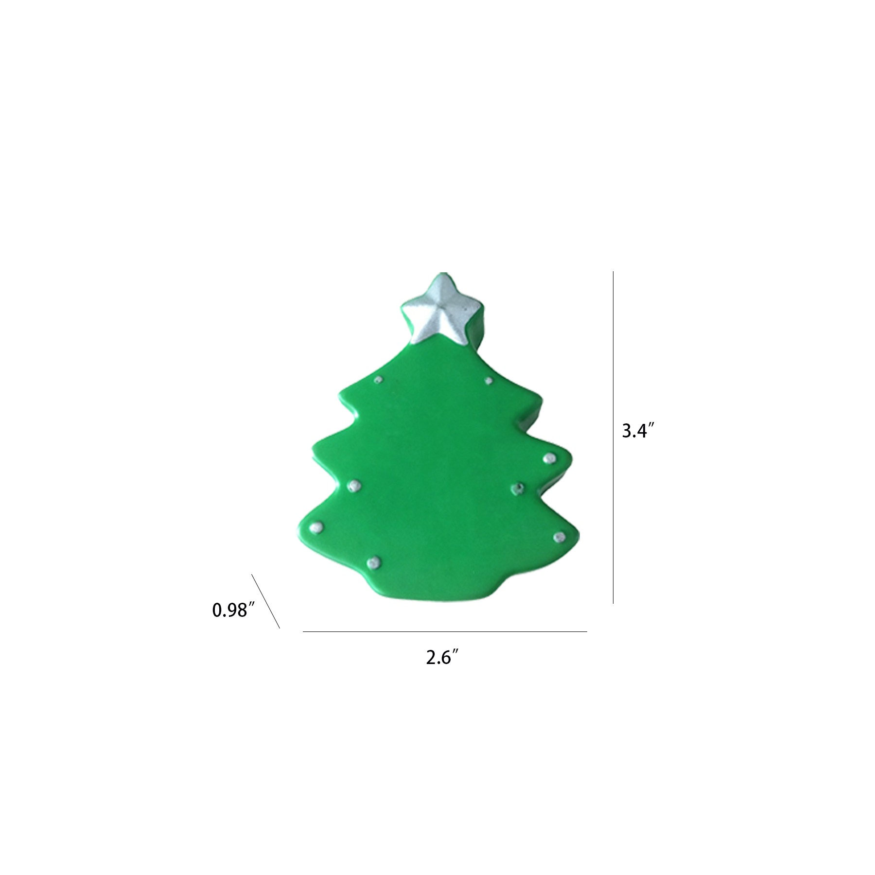 Christmas Tree PU Foam Stress Reliever For Holiday Desks - Image 2