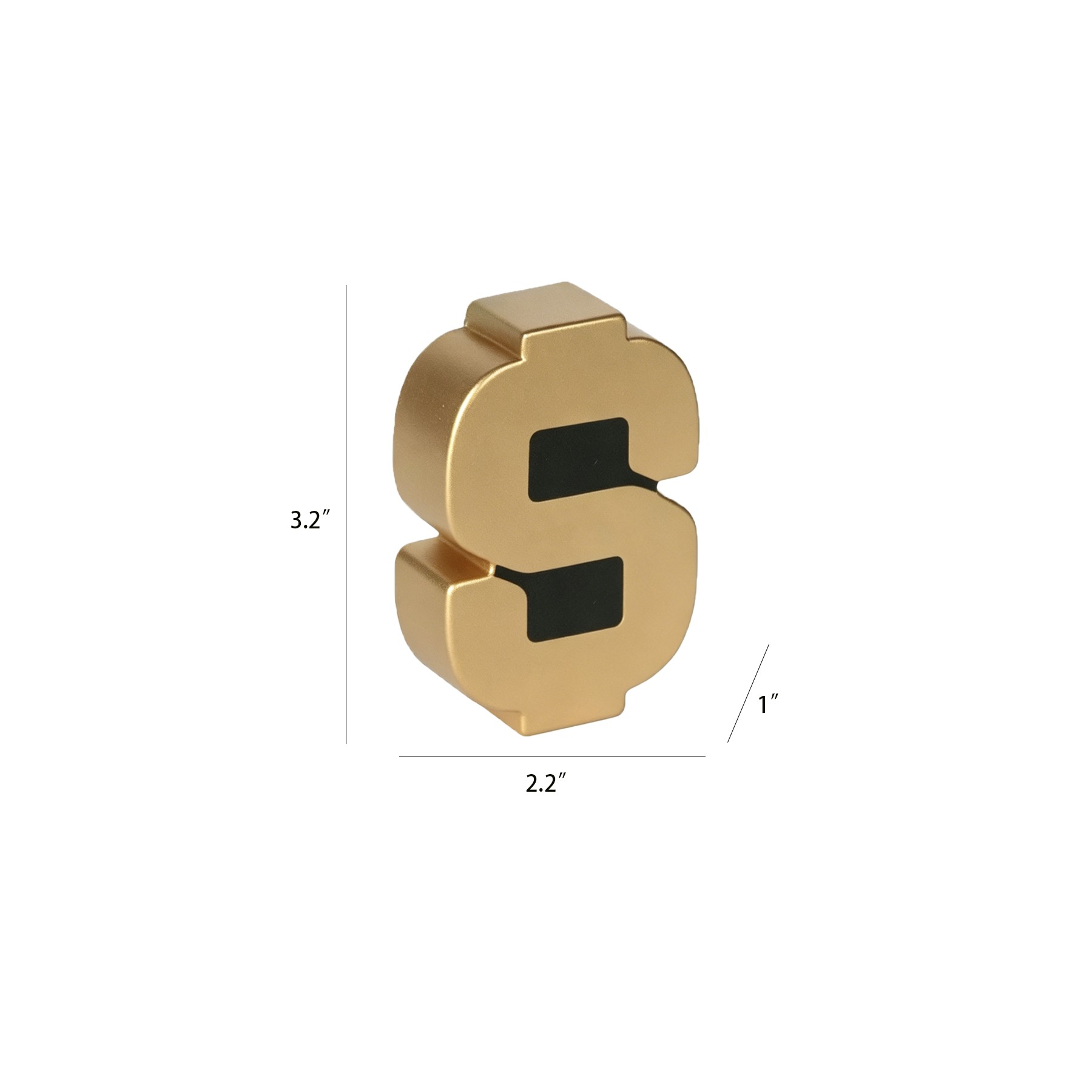 Dollar Sign PU Foam Stress Reliever For Finance Desks - Image 2