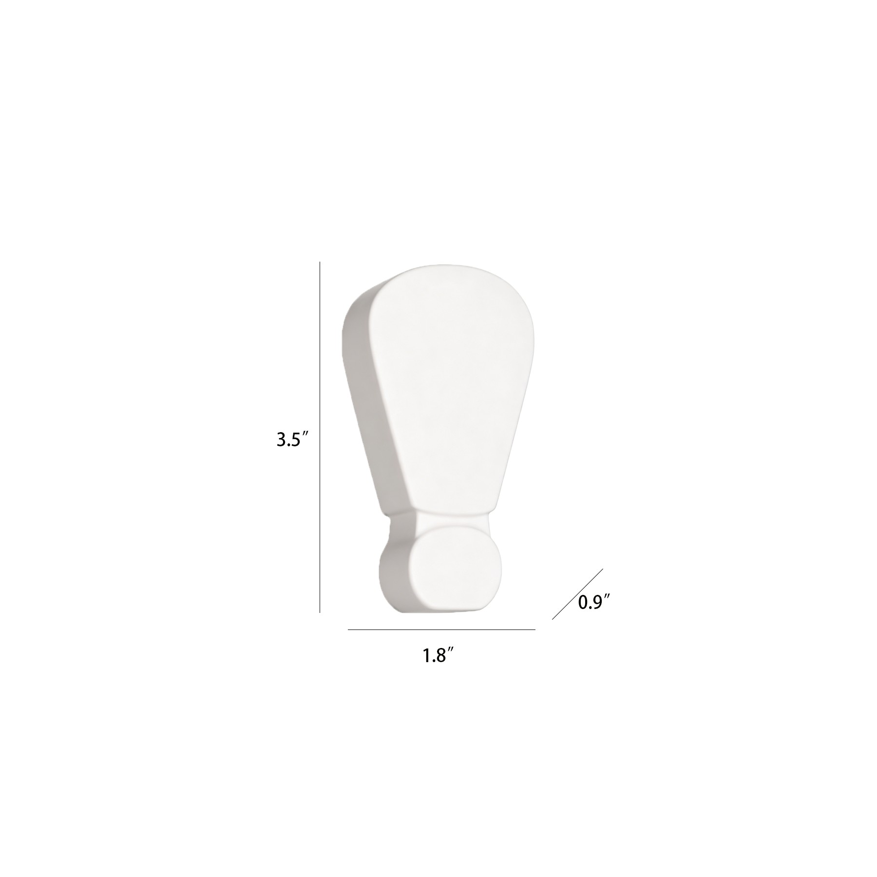 Exclamation Mark PU Foam Stress Reliever For Desk Alerts - Image 2