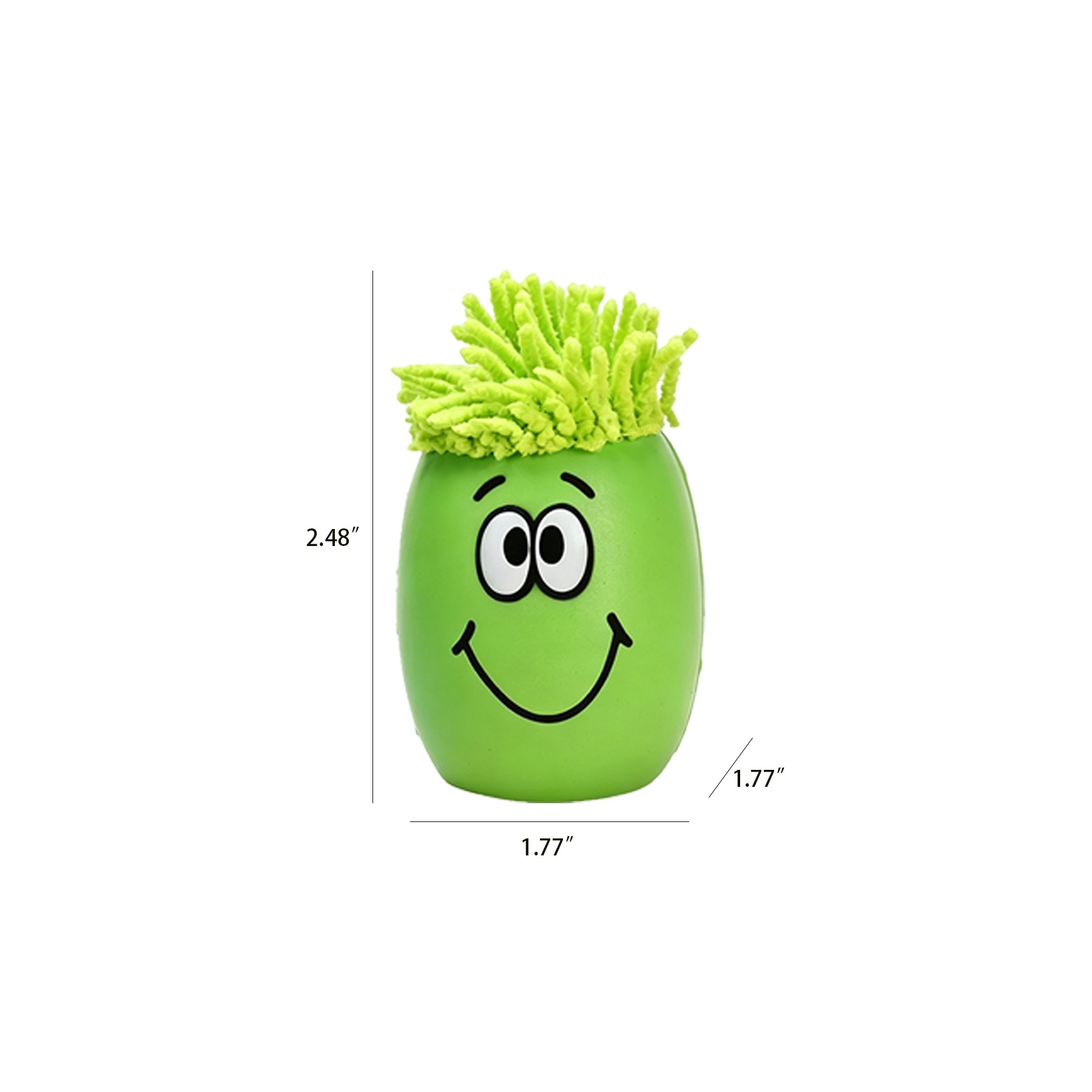 Smiling Face PU Foam Stress Reliever For Office Desks - Image 2