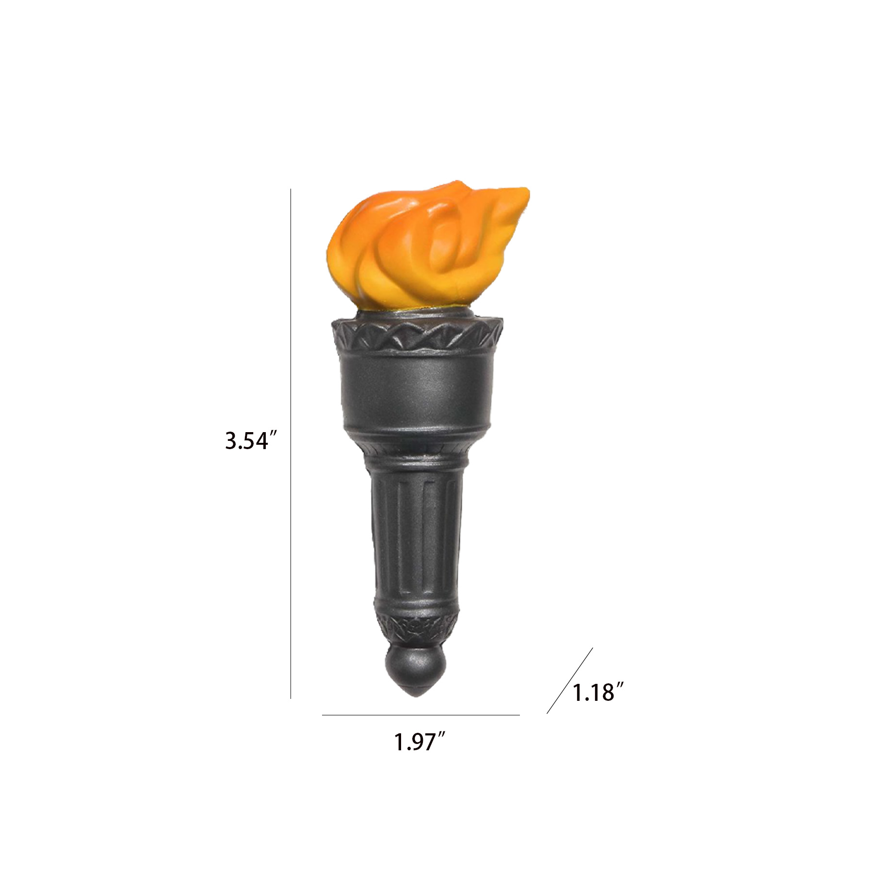 Torch Shape Foam Stress Reliever For Team Events - Image 2