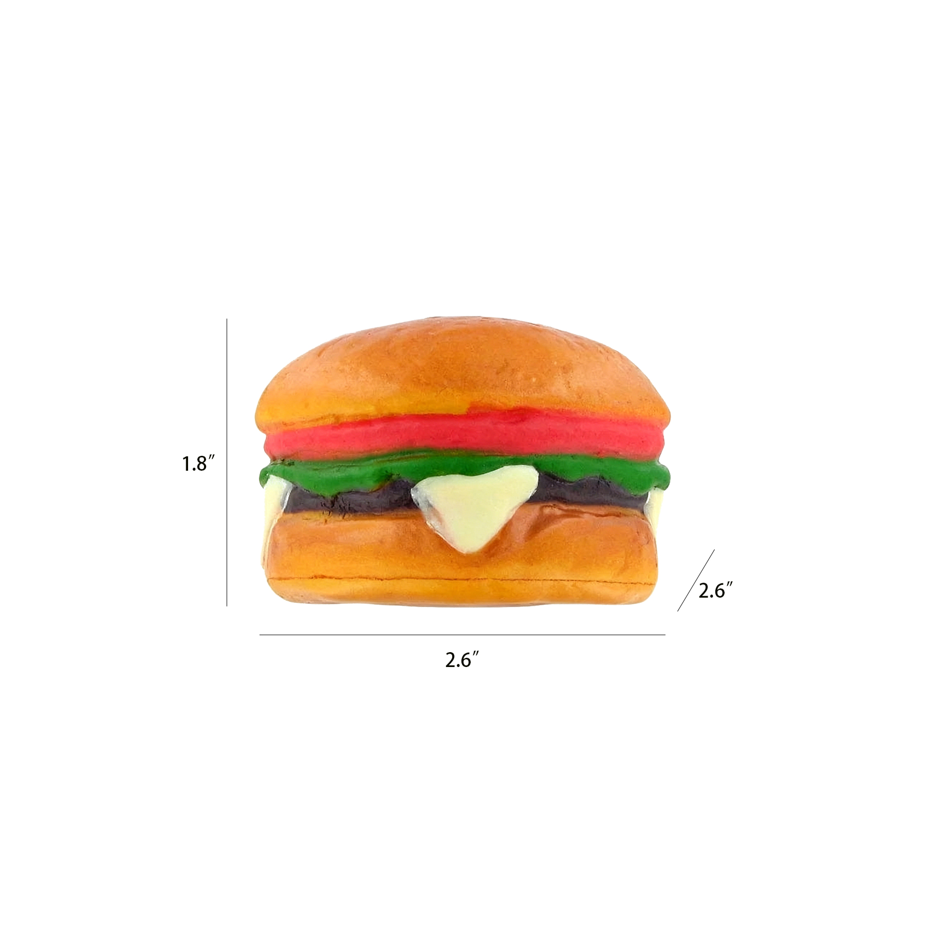 Hamburger PU Foam Stress Reliever For Food Promotions - Image 2