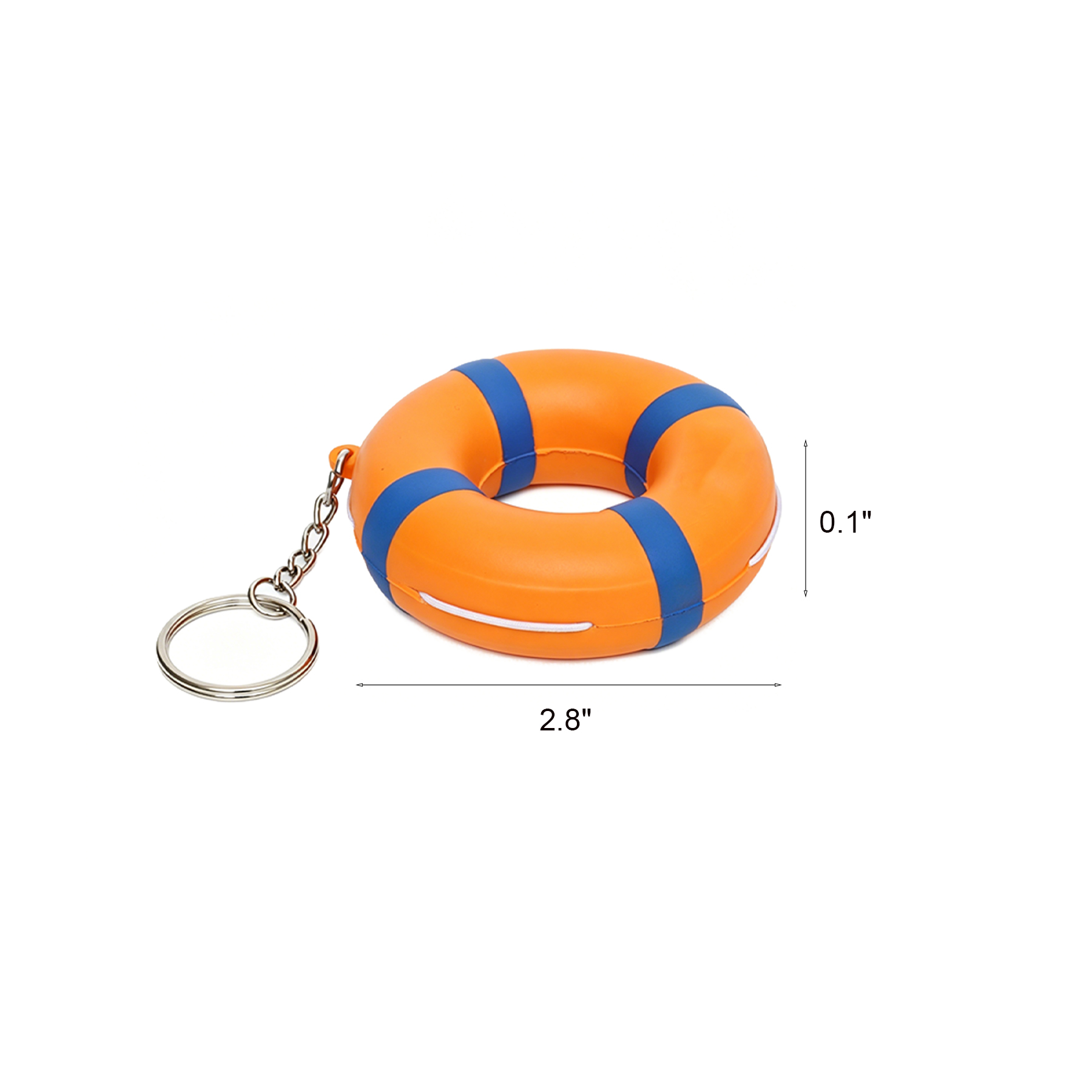 Lifebuoy PU Foam Stress Reliever Keychain For Travel - Image 2