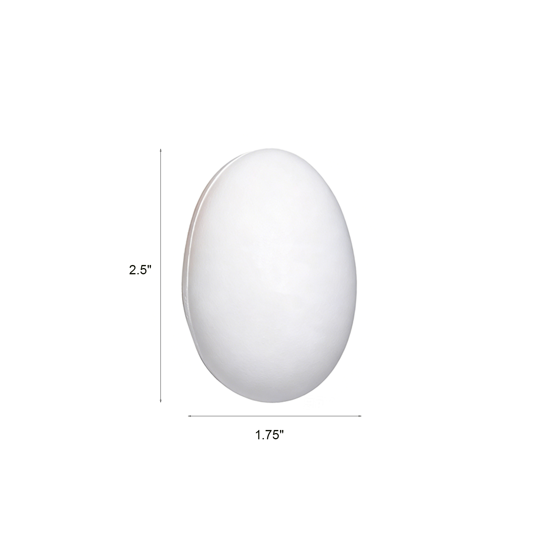 Smooth Egg Shape PU Foam Stress Reliever For Food Events - Image 2