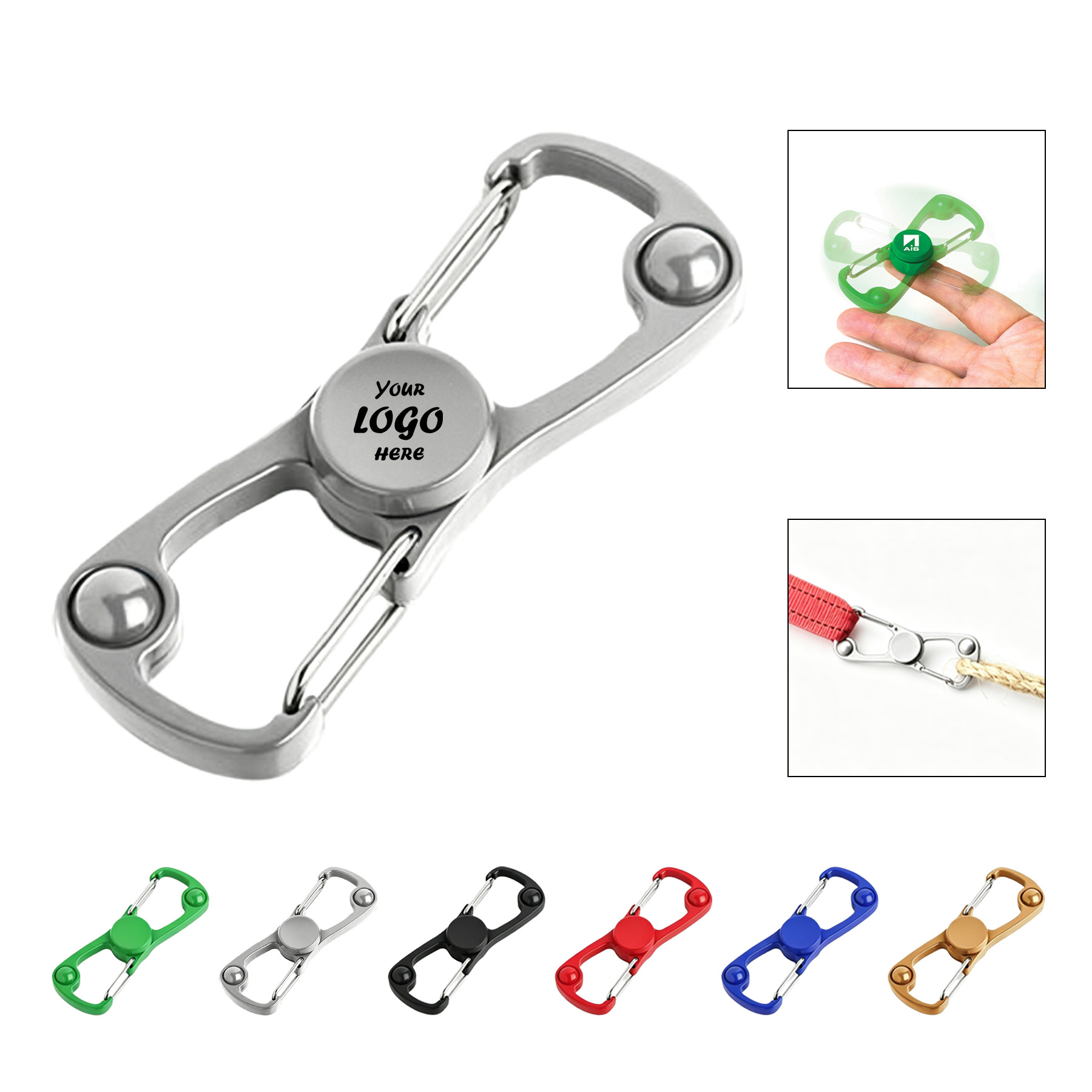 Carabiner Fidget Spinner For Focus And Daily Carry - Image 2