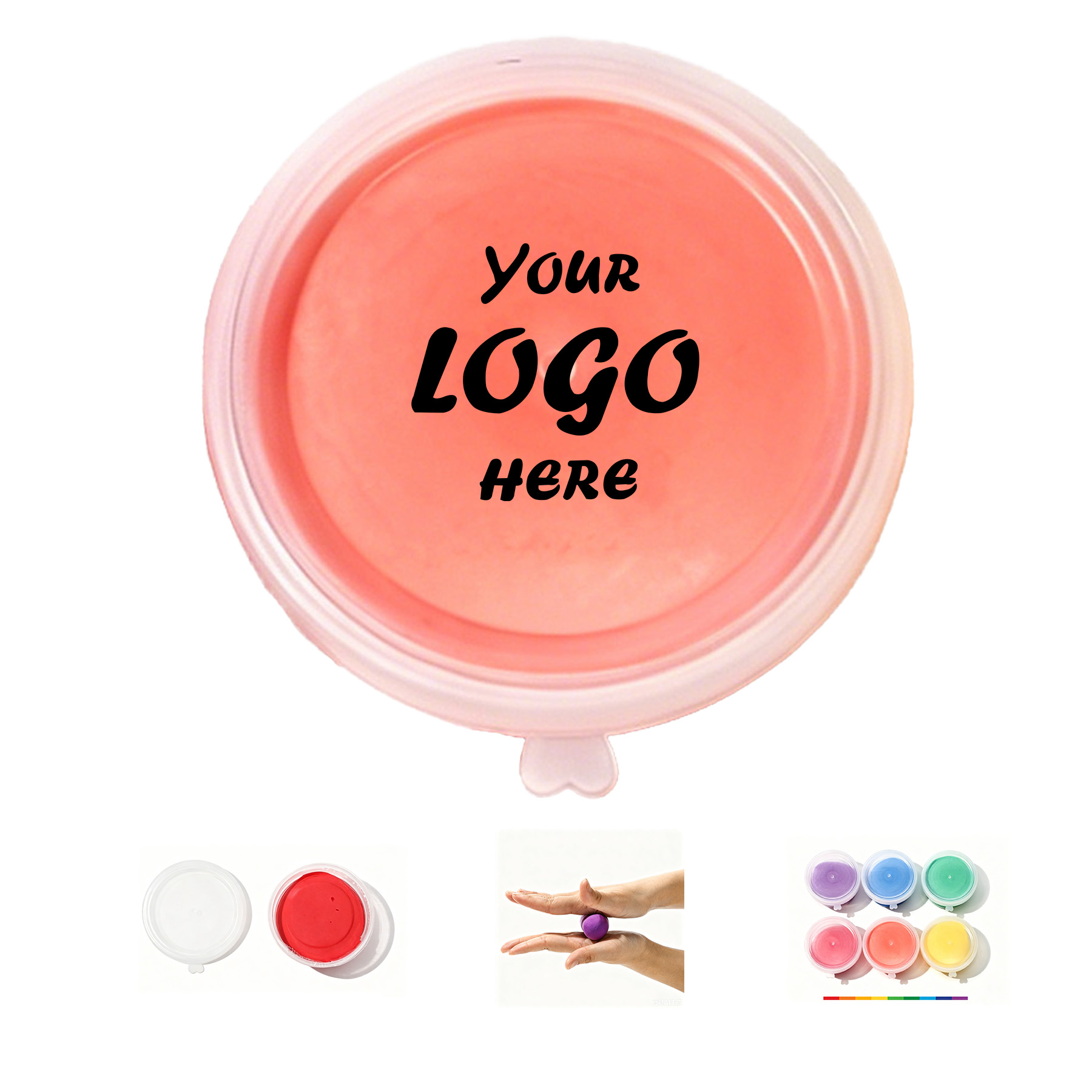 Scented Cloud Putty Stress Reliever In Round Desk Case - Image 2